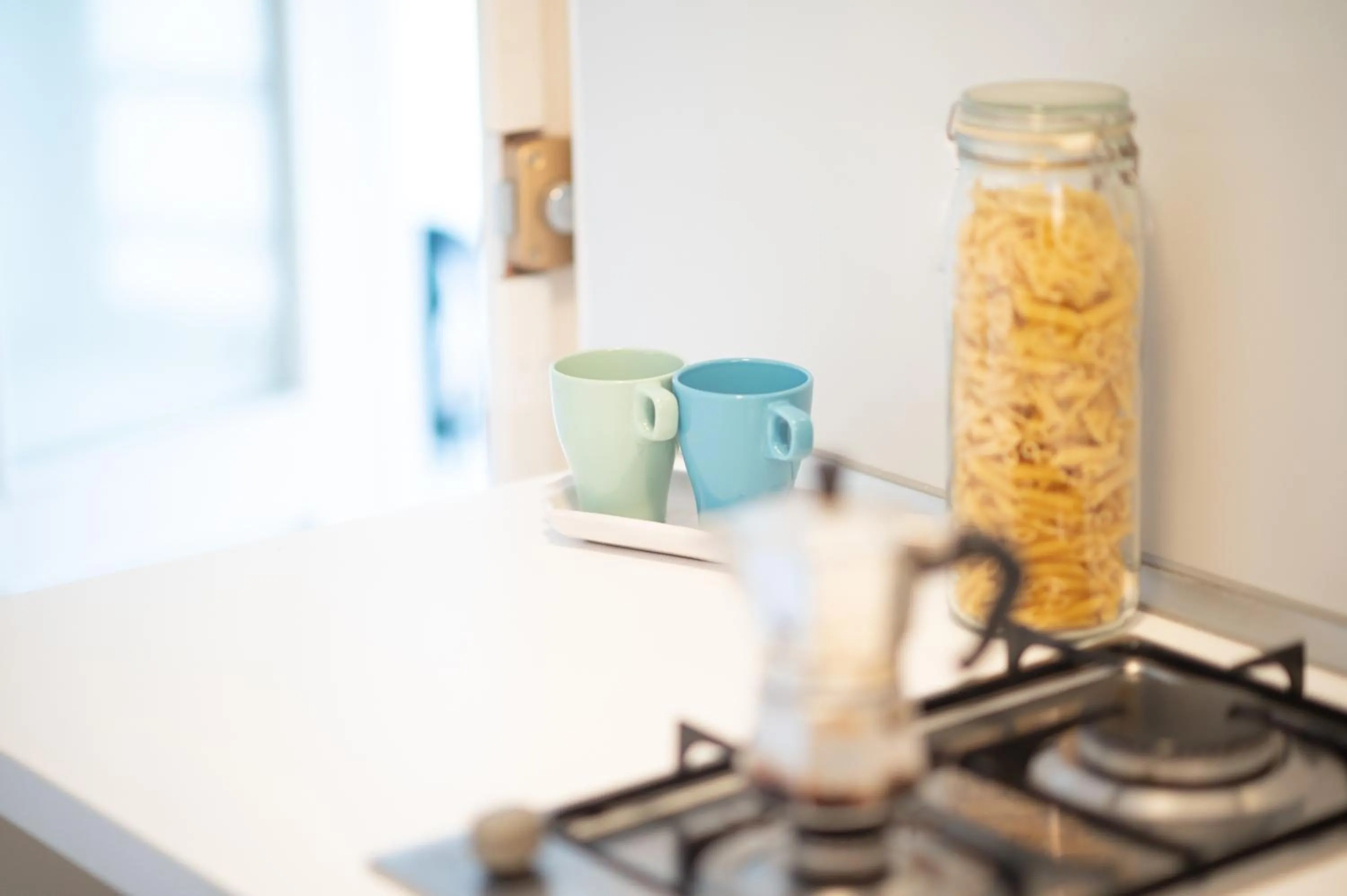 Kitchen or kitchenette in Gioia 13 Rooms & Apartments