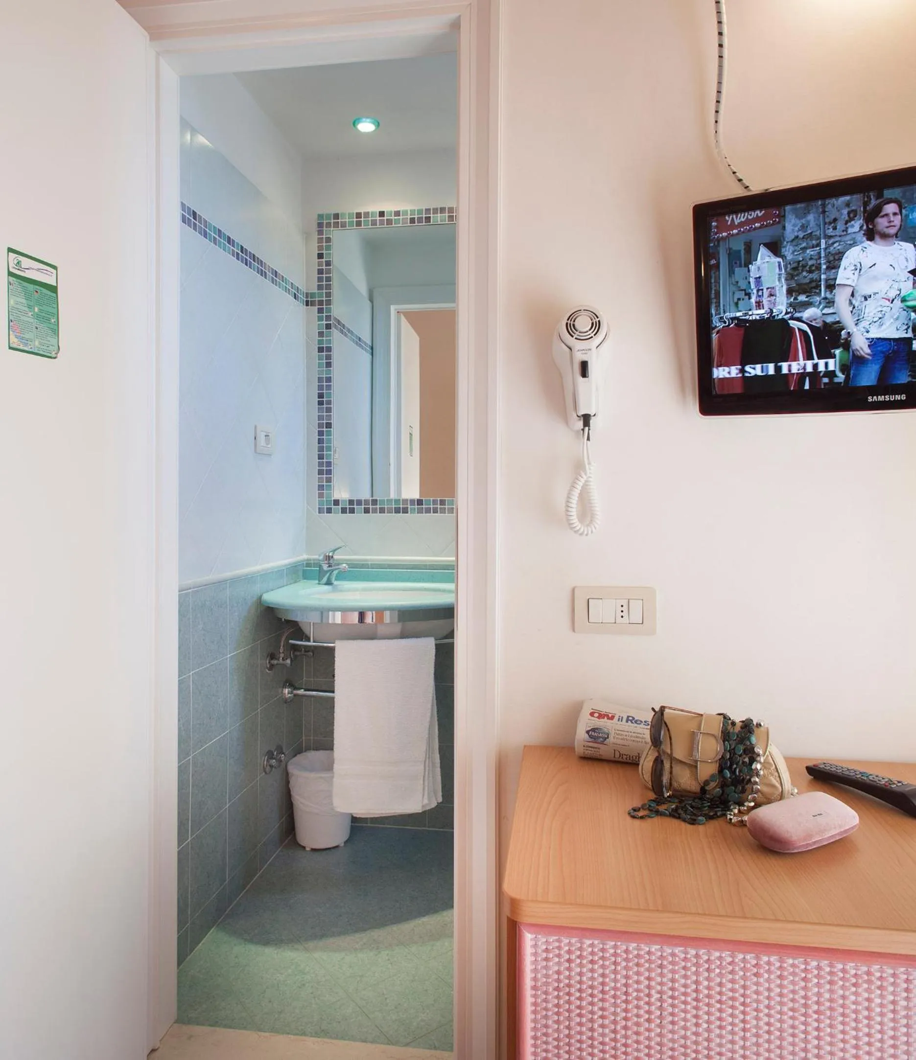 Bathroom in Hotel Acquamarina