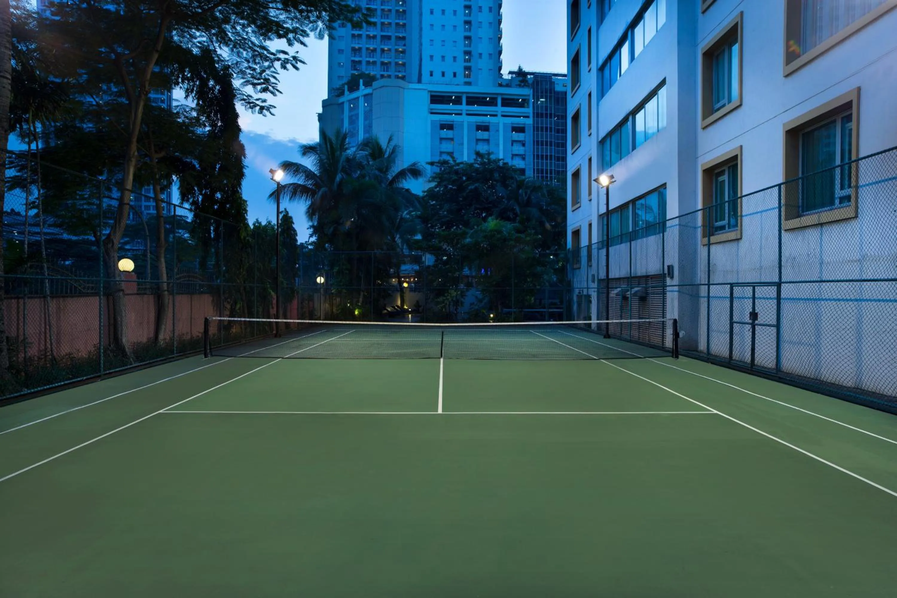Tennis court in Ascott Jakarta