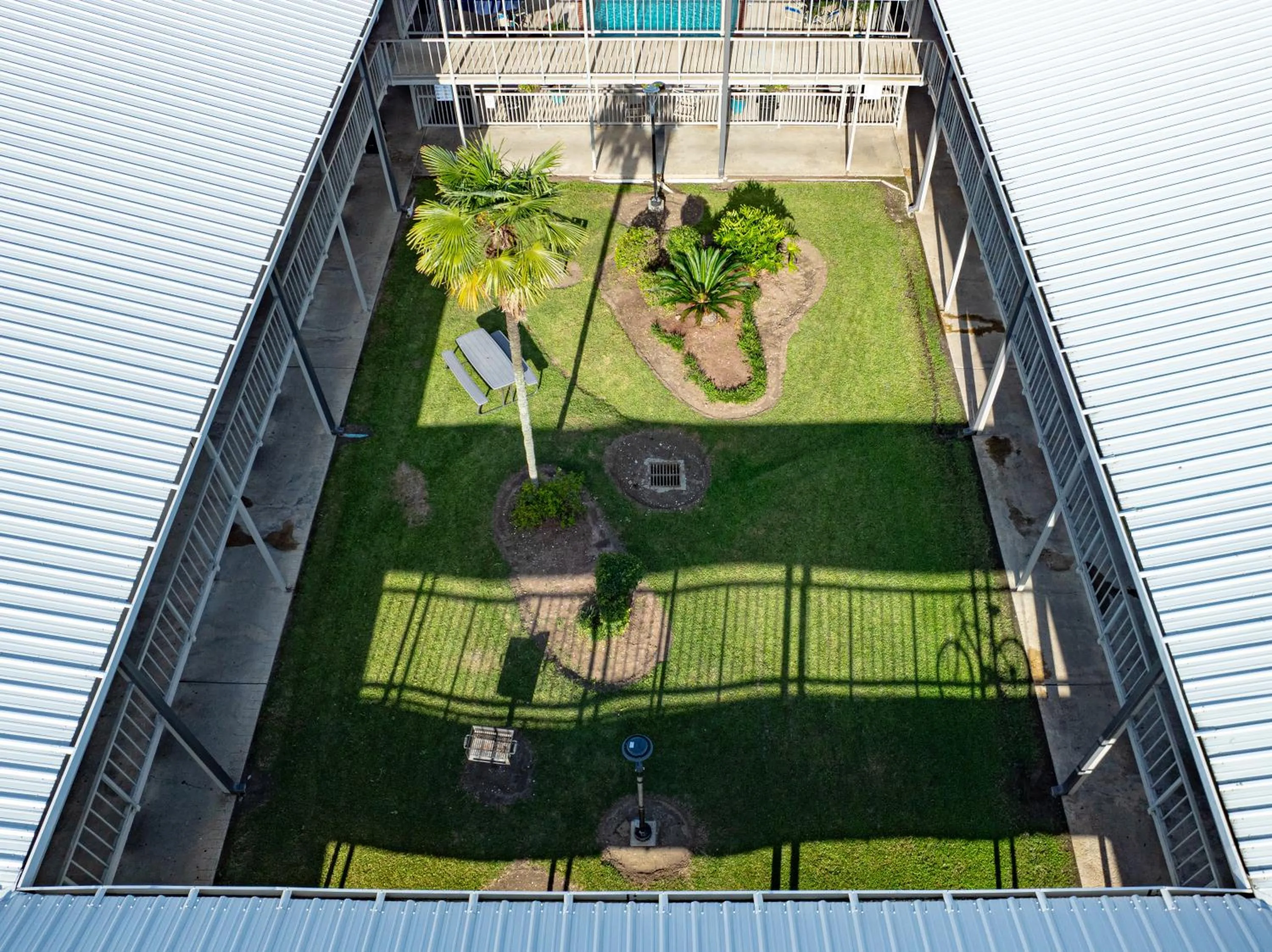Garden view in Plantation Inn