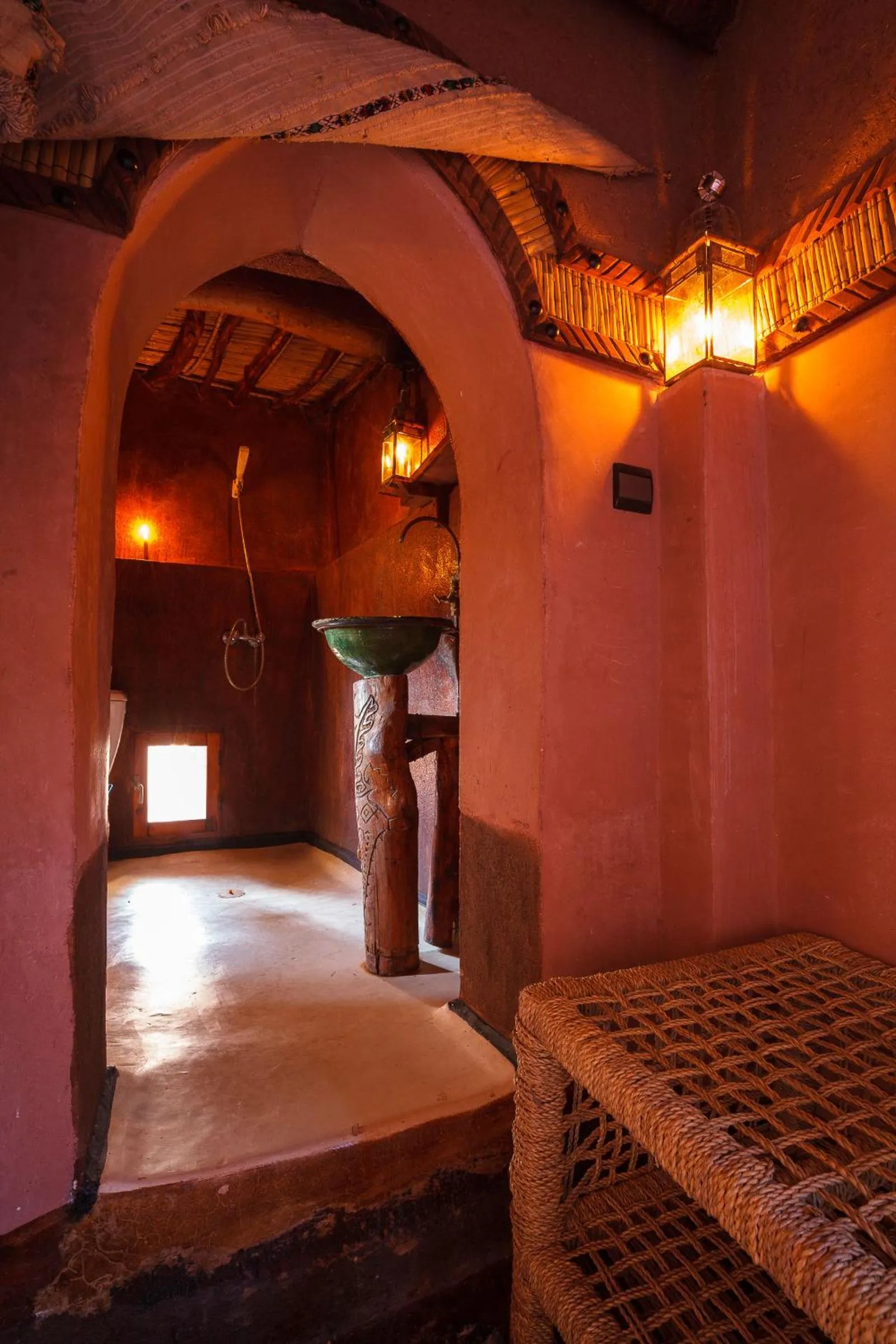 Bathroom, Bed in Kasbah Tebi