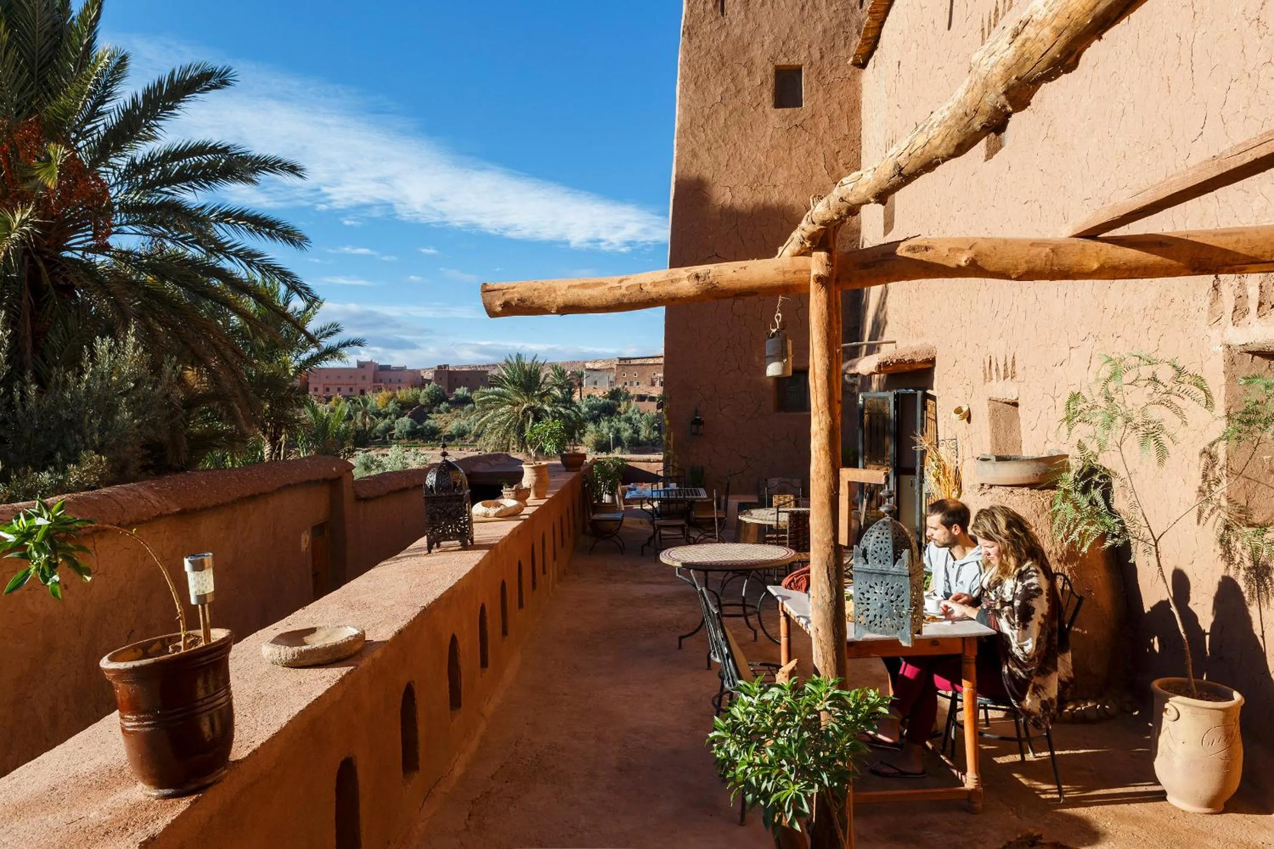 Patio in Kasbah Tebi