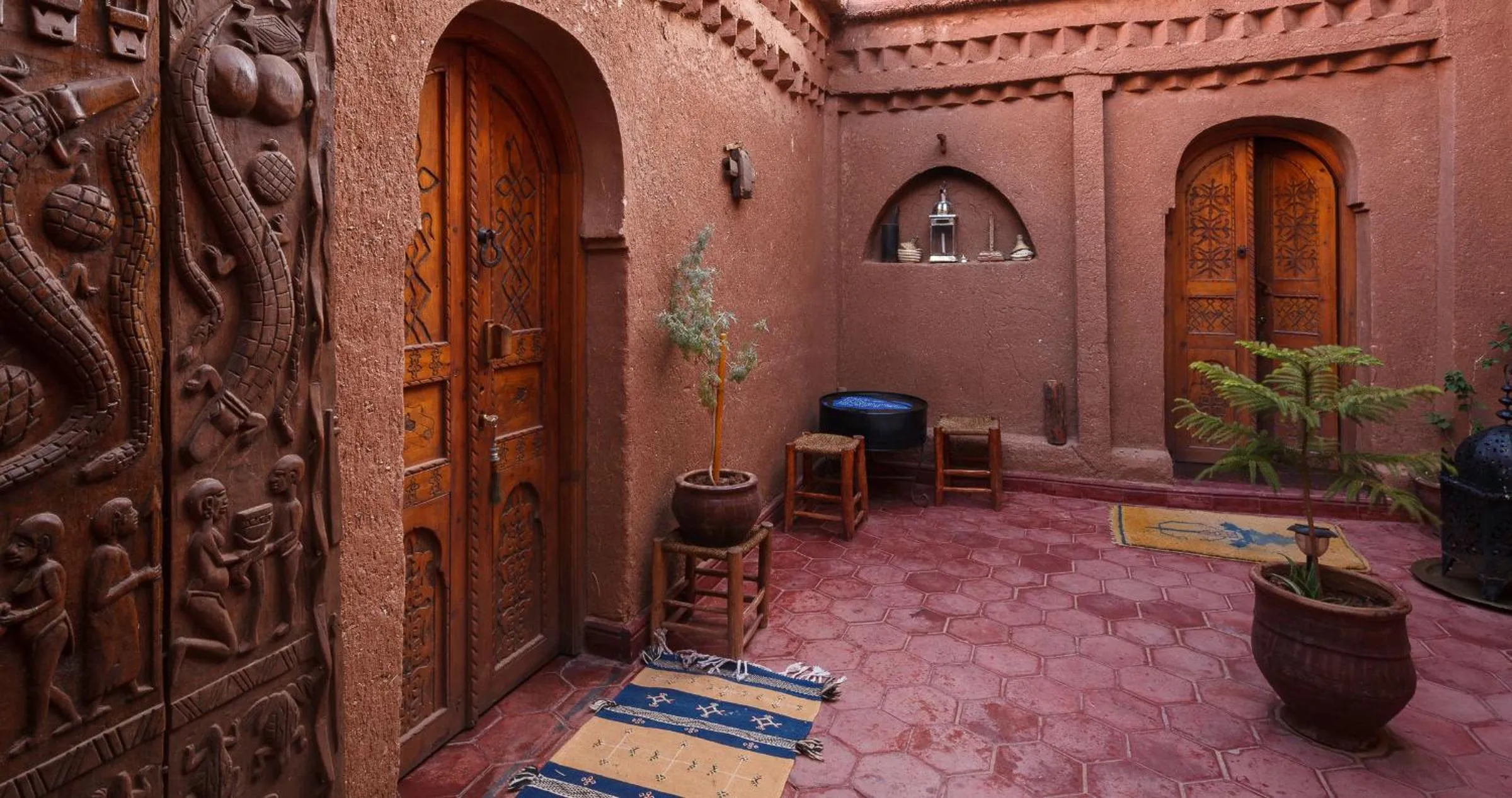Patio in Kasbah Tebi
