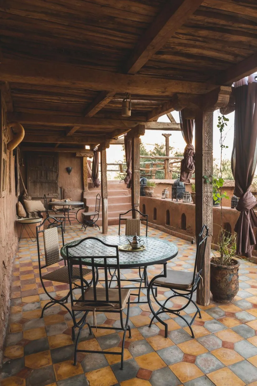 Patio in Kasbah Tebi