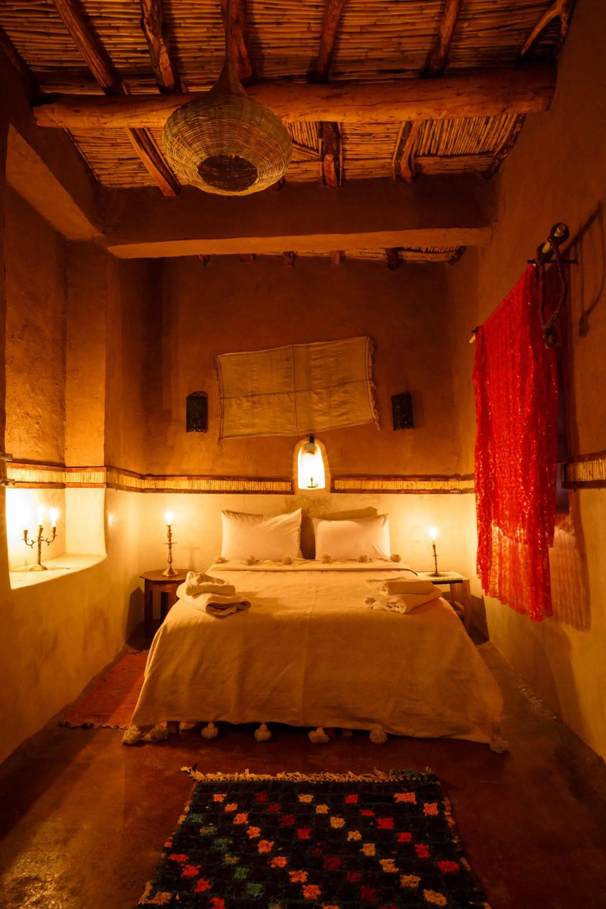 Bed in Kasbah Tebi