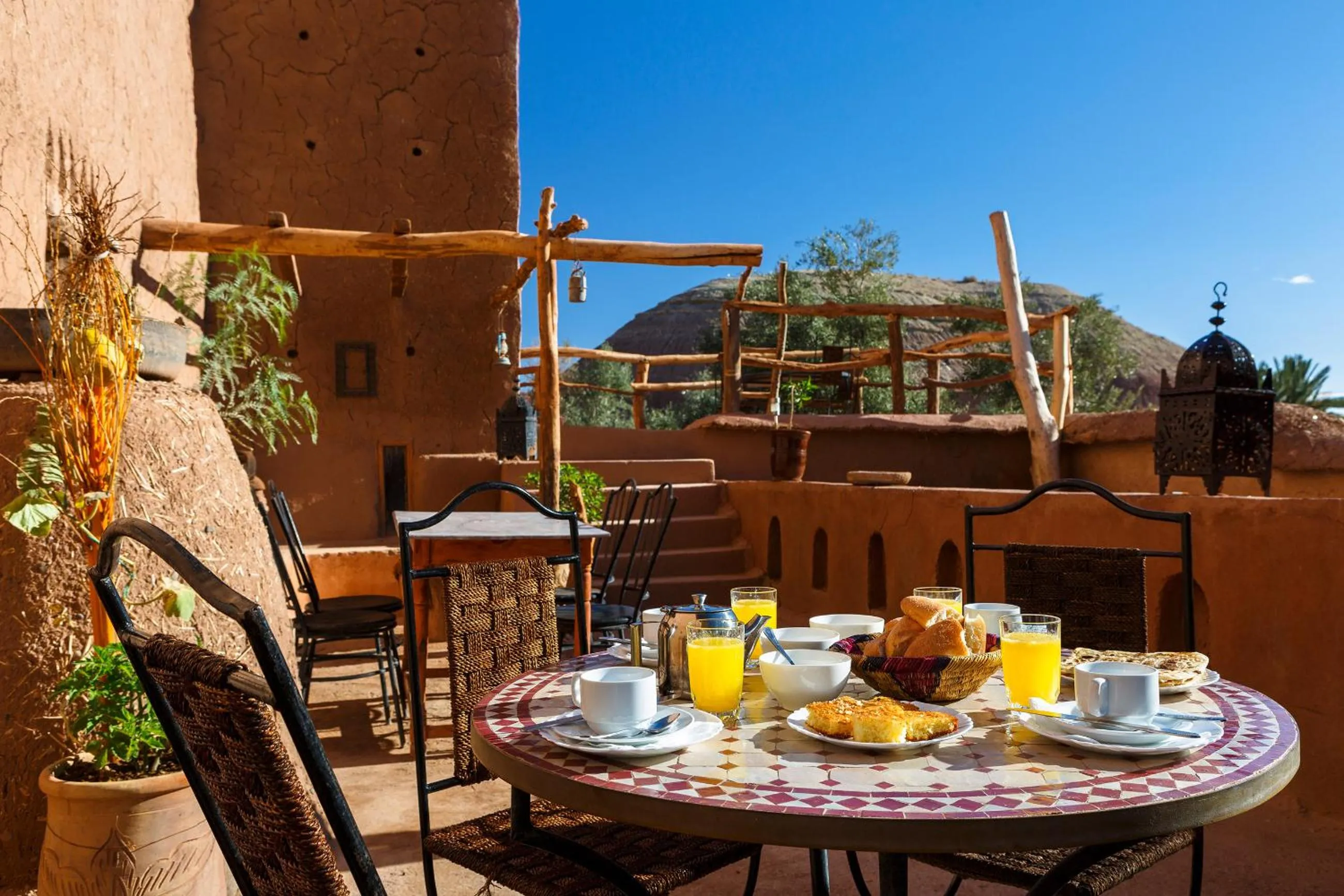 Patio in Kasbah Tebi