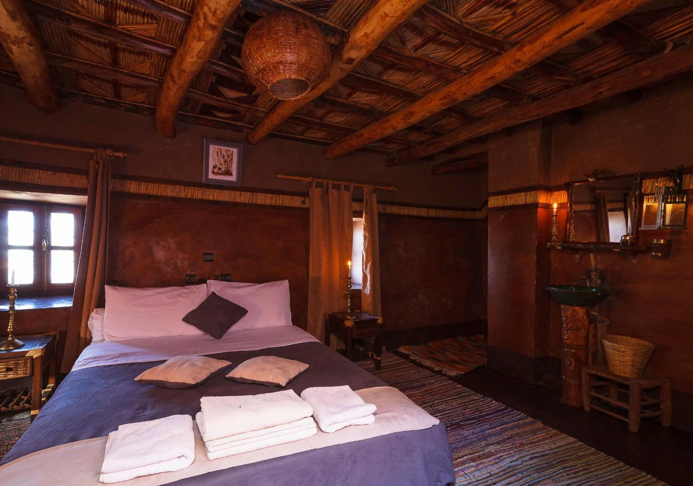 Bedroom, Bed in Kasbah Tebi