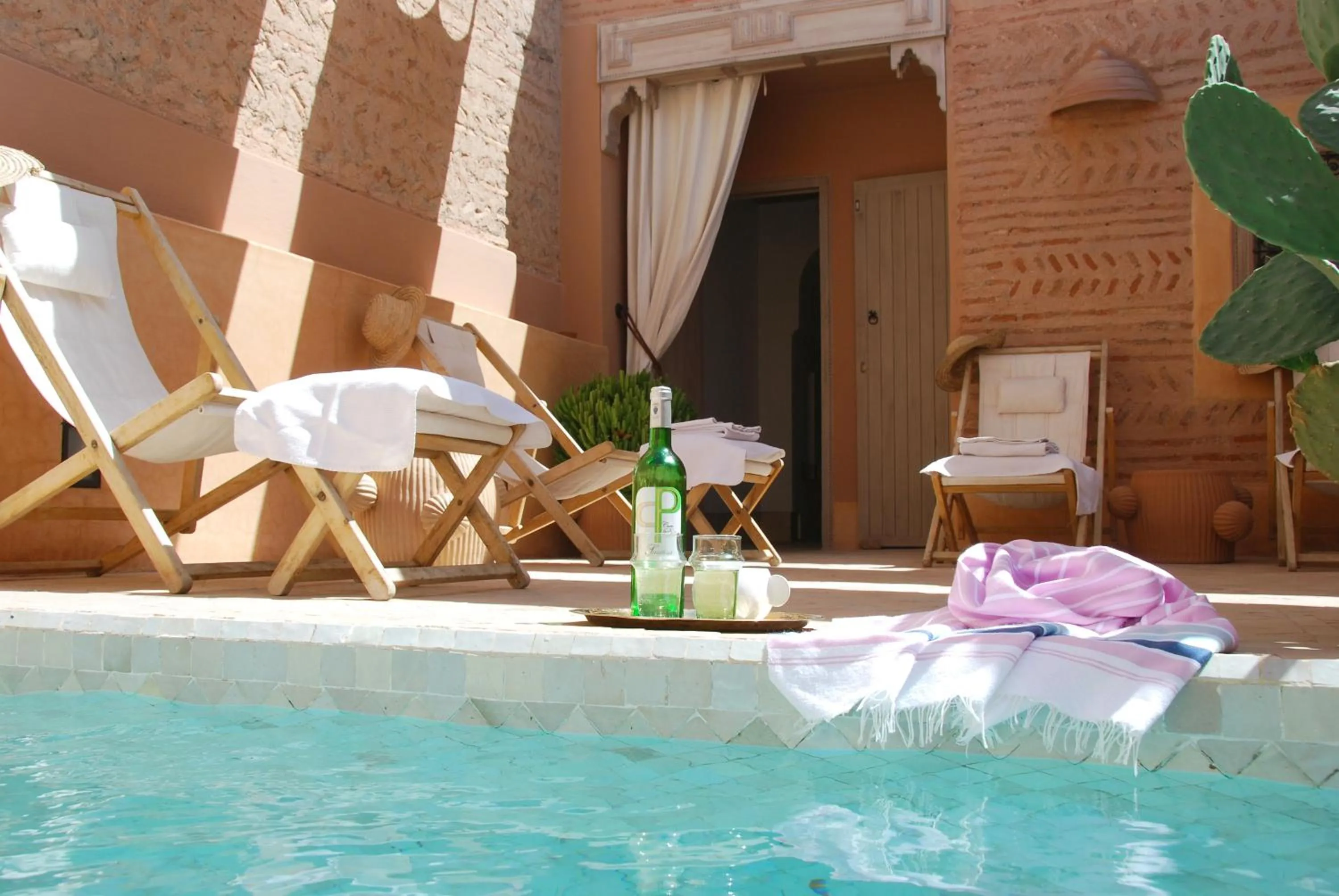 Pool view in Dar Housnia