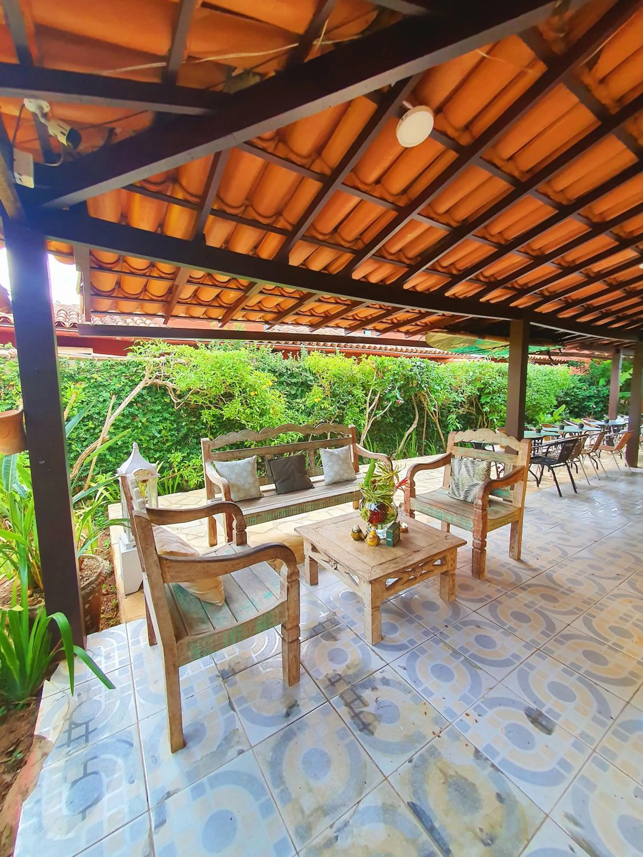 Seating area in Star Búzios Pousada
