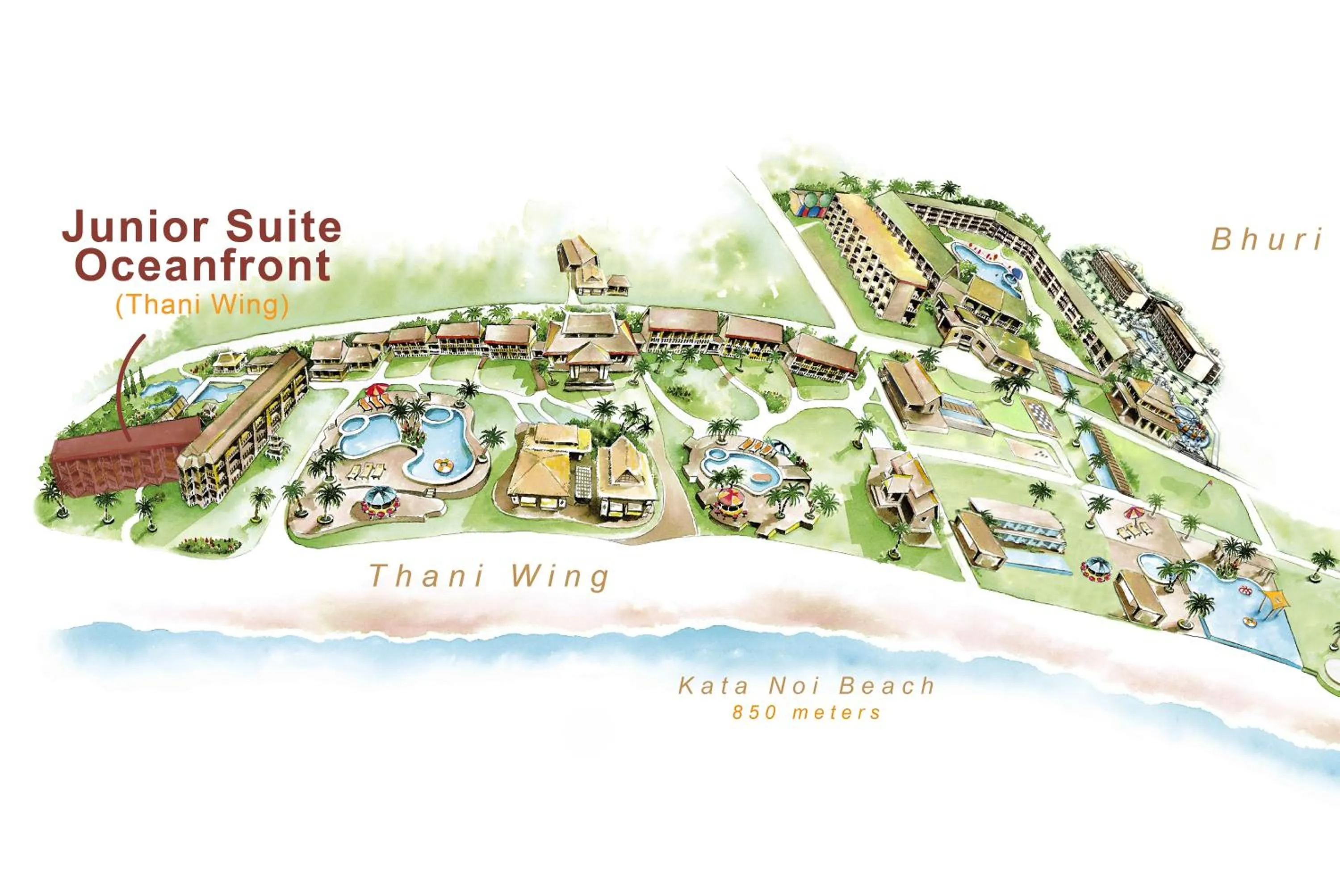 Property building in Katathani Phuket Beach Resort - SHA Extra Plus