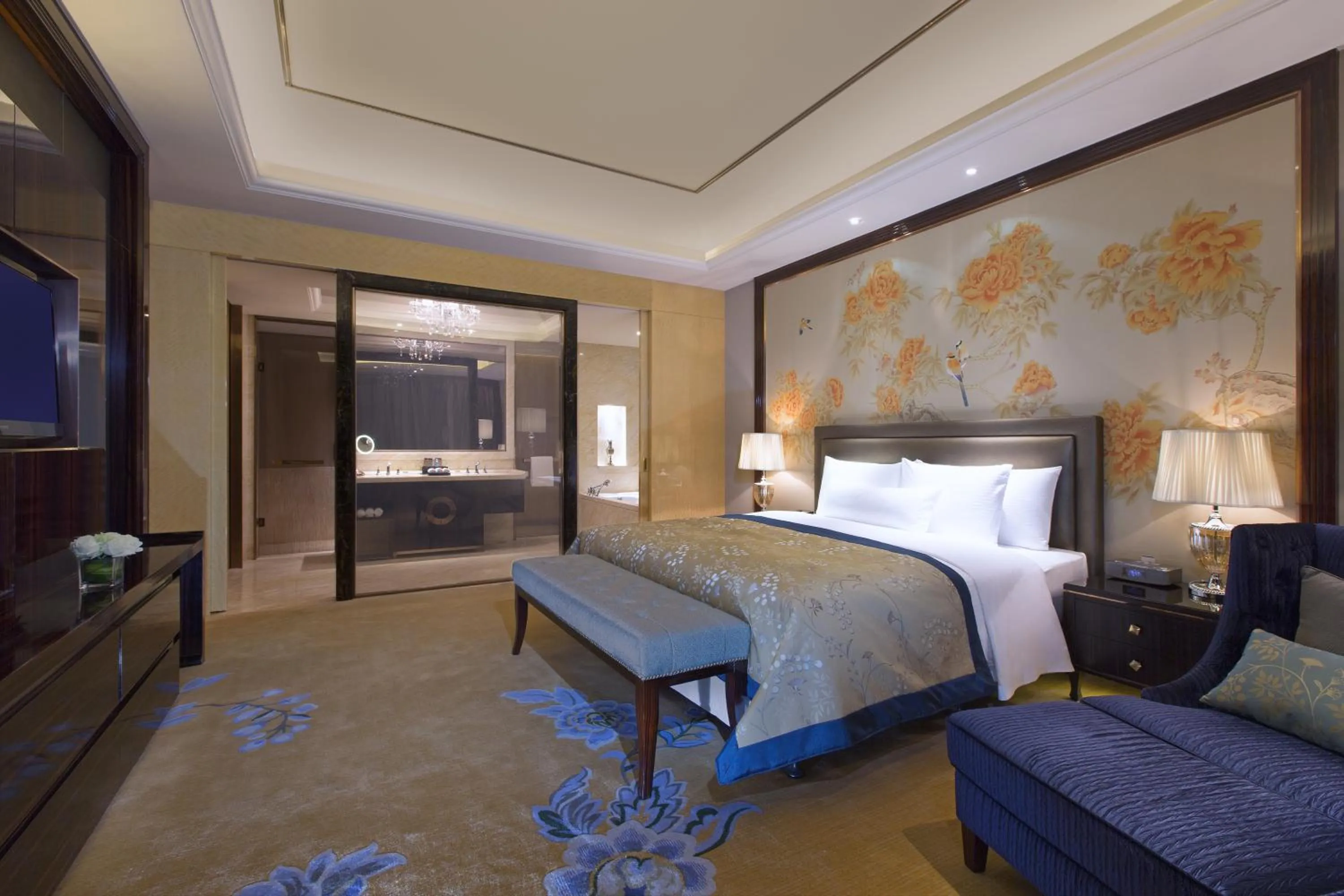 Bedroom, Bed in Wanda Vista Taiyuan