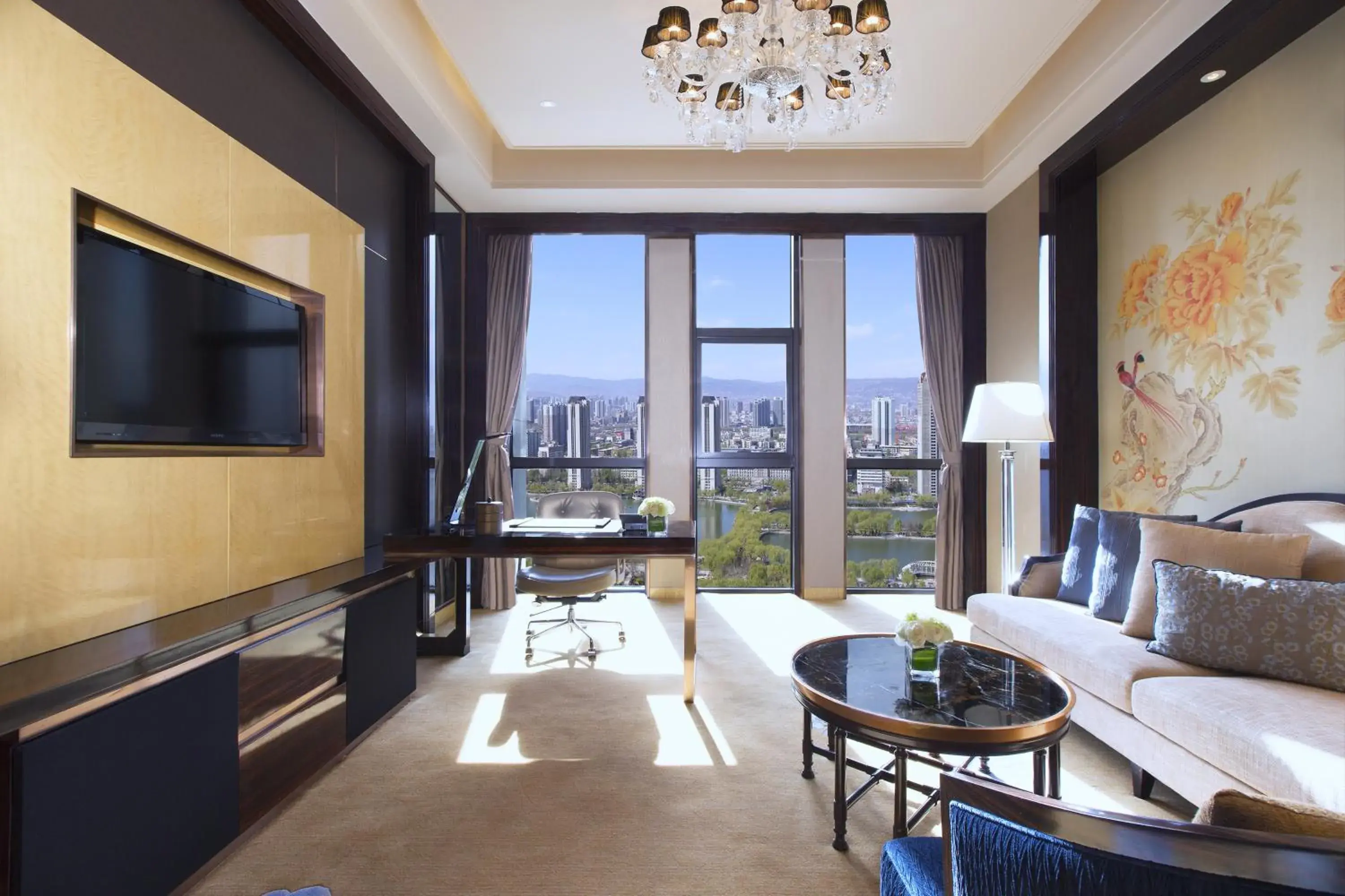 Living room in Wanda Vista Taiyuan Living room in Wanda Vista Taiyuan