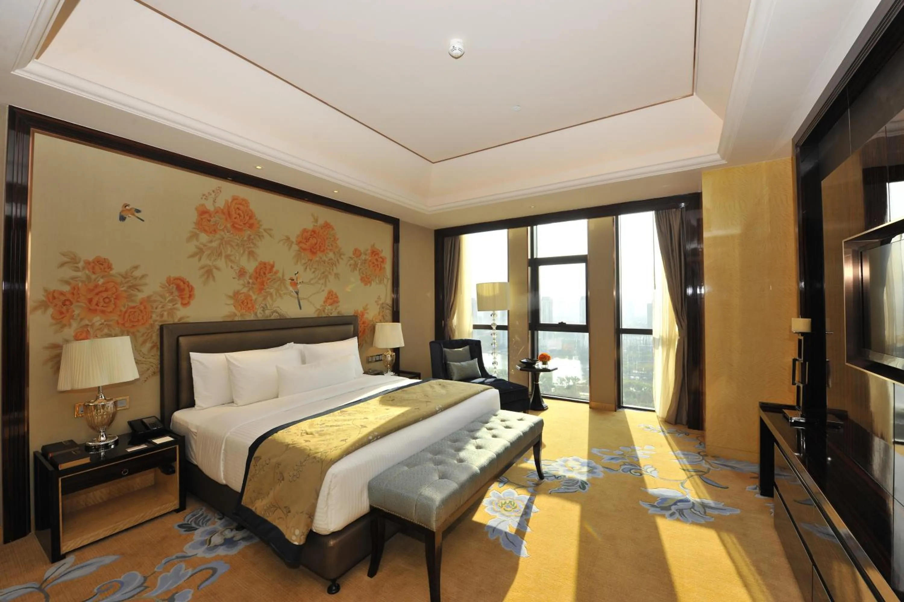Bedroom, Bed in Wanda Vista Taiyuan