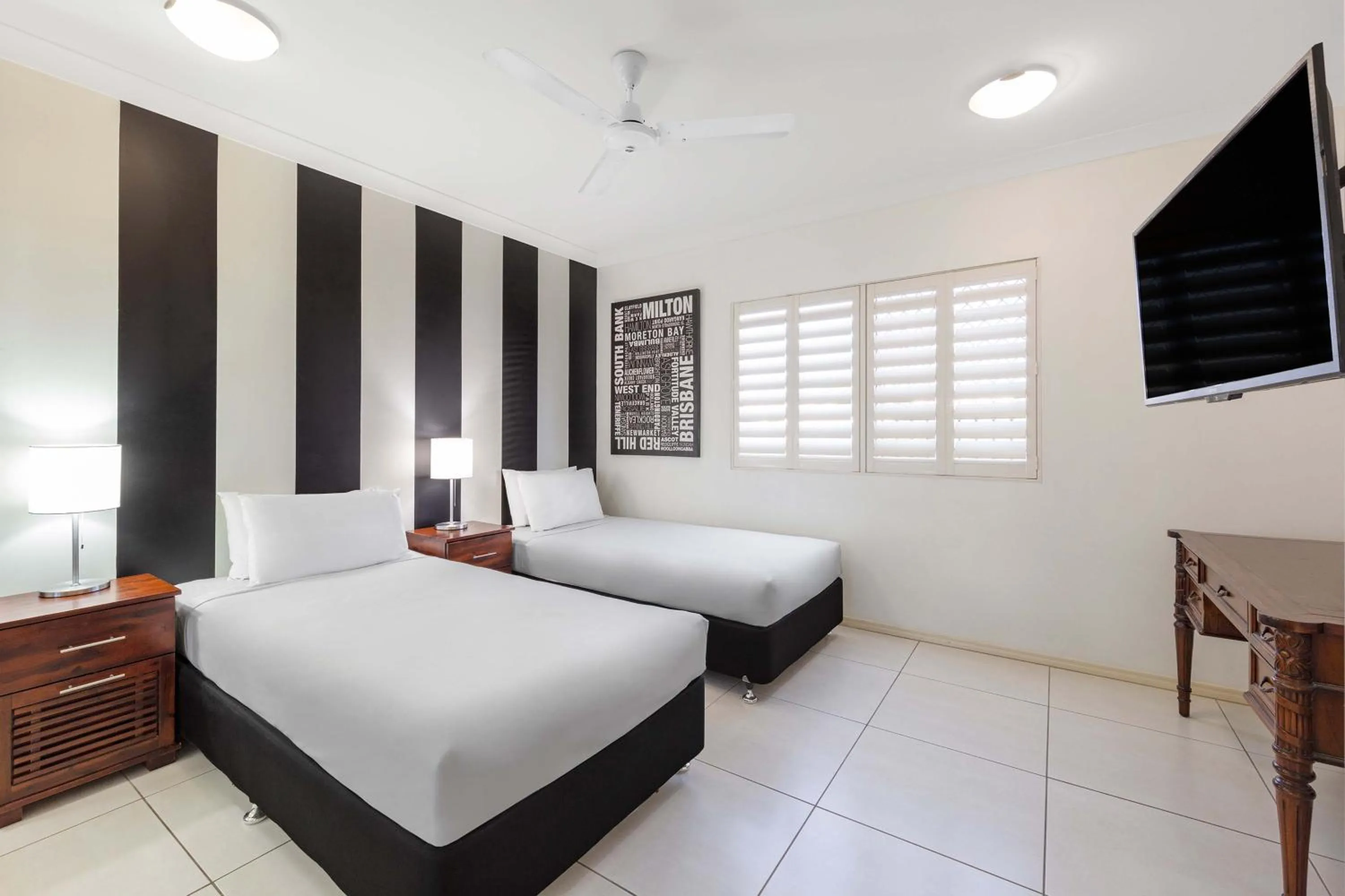 Bedroom, Bed in Piermonde Apartments Cairns