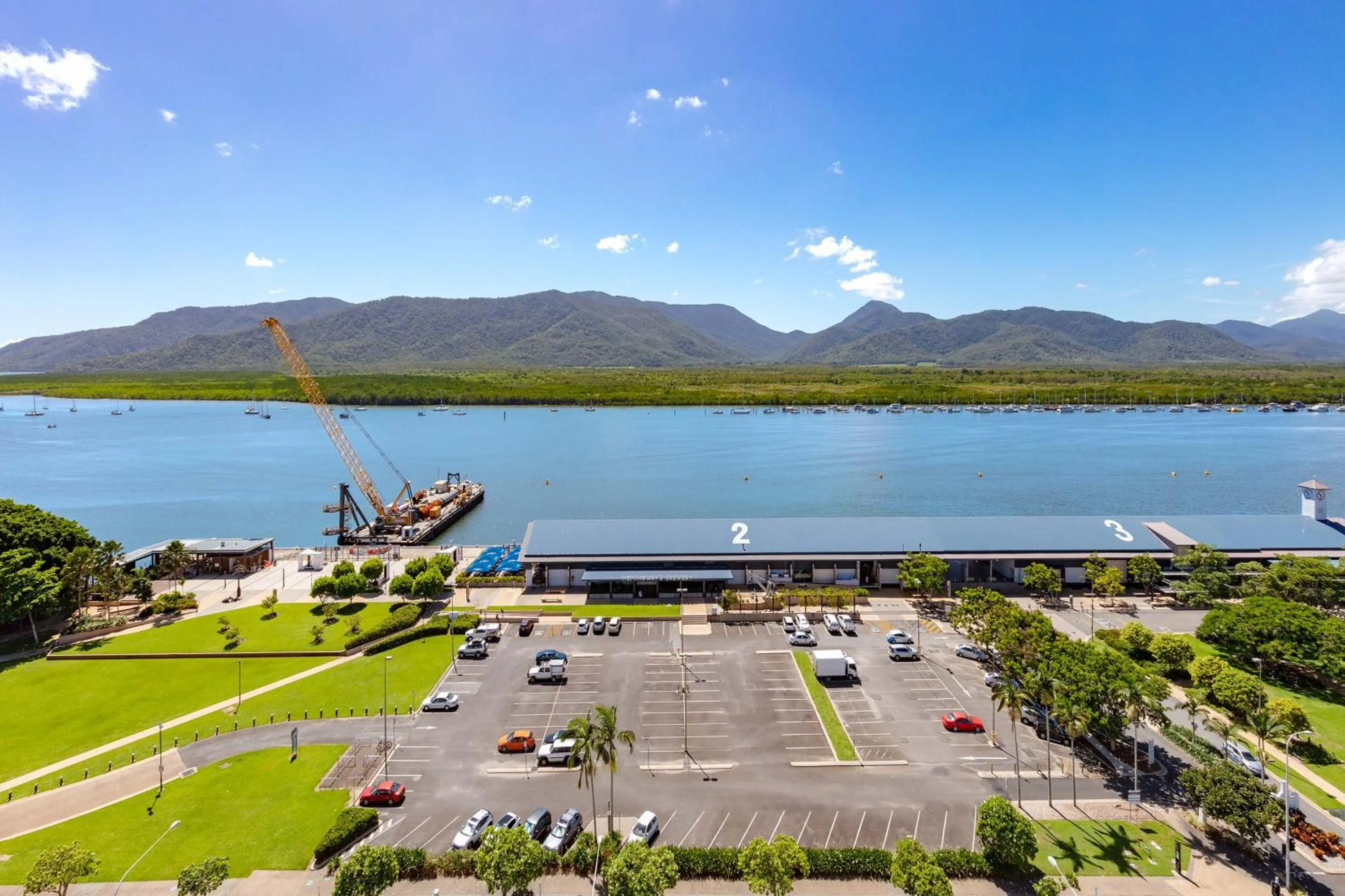 On site in Piermonde Apartments Cairns