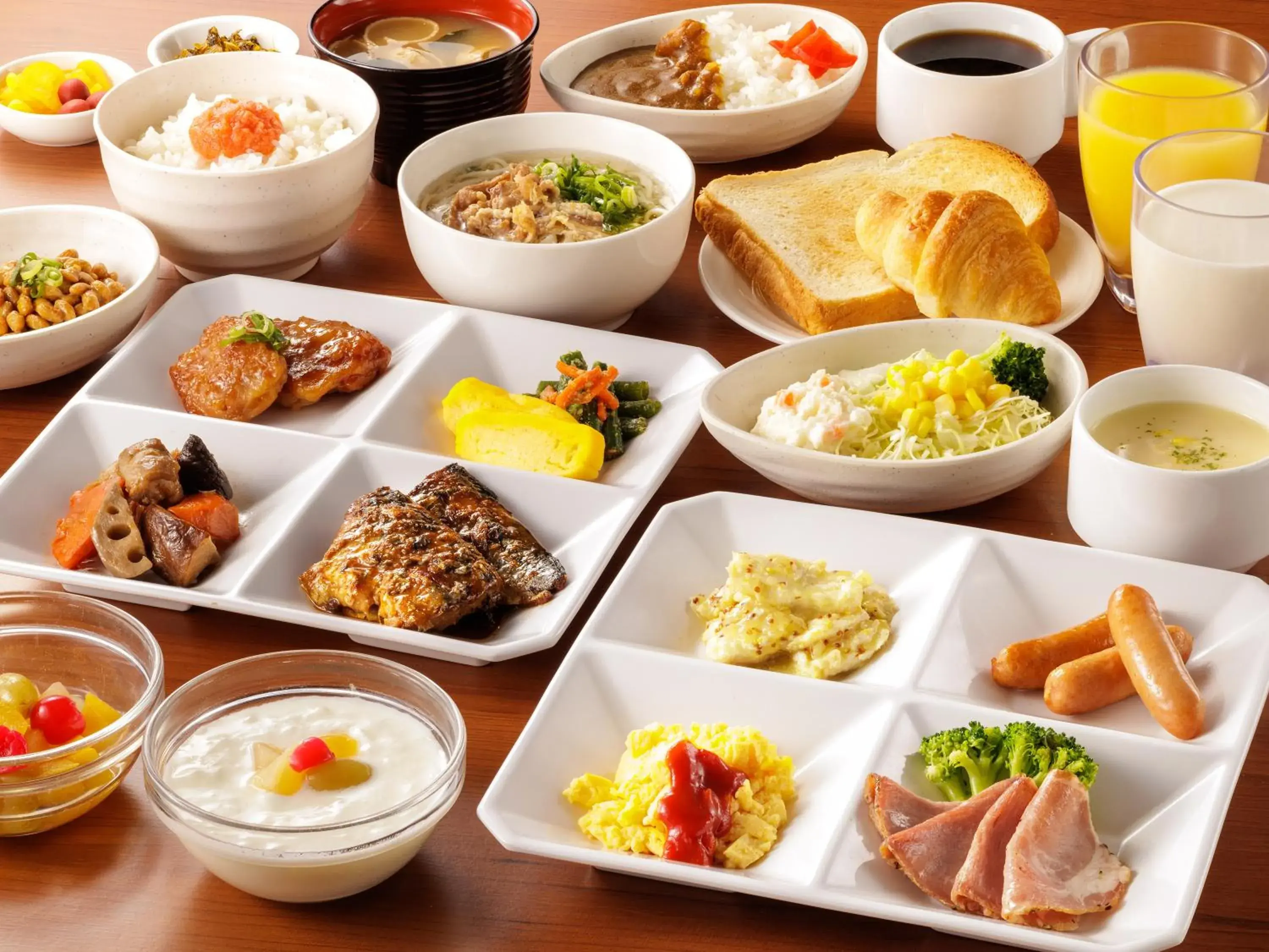 Breakfast in Nishitetsu Inn Kurosaki Breakfast in Nishitetsu Inn Kurosaki