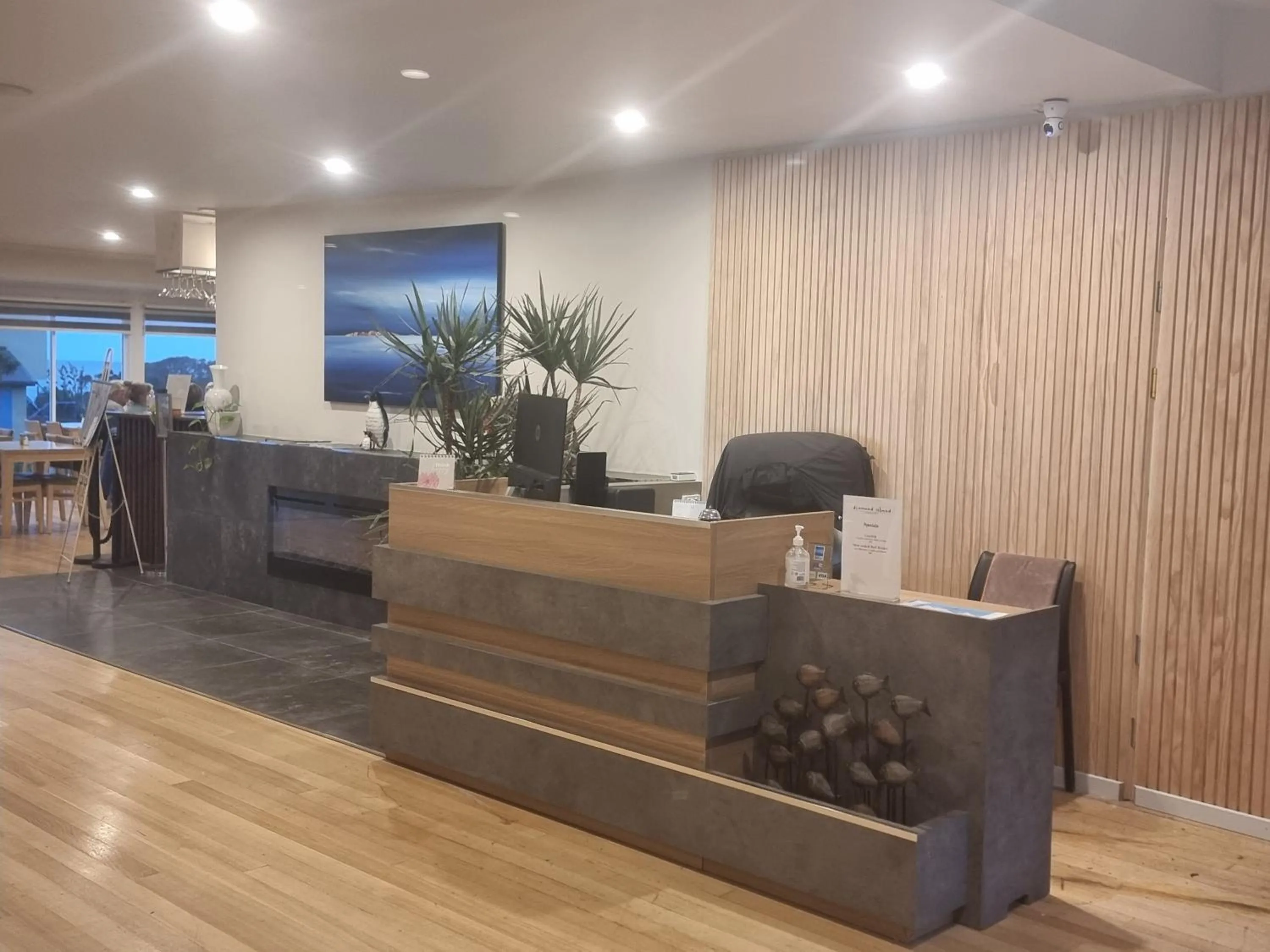 Lobby or reception in Diamond Island Resort, Restaurant & Bar and Penguin Show