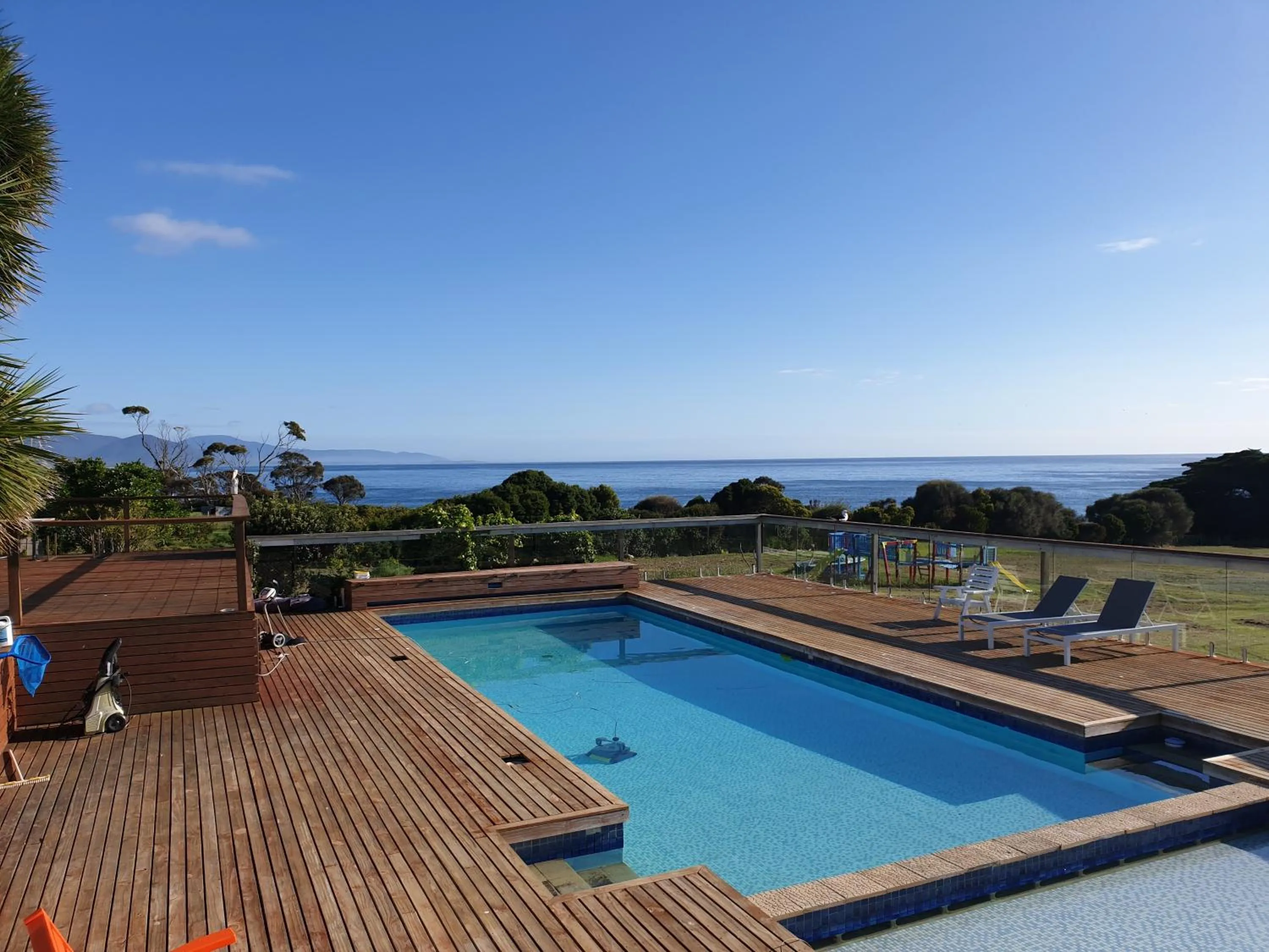 Pool view in Diamond Island Resort, Restaurant & Bar and Penguin Show