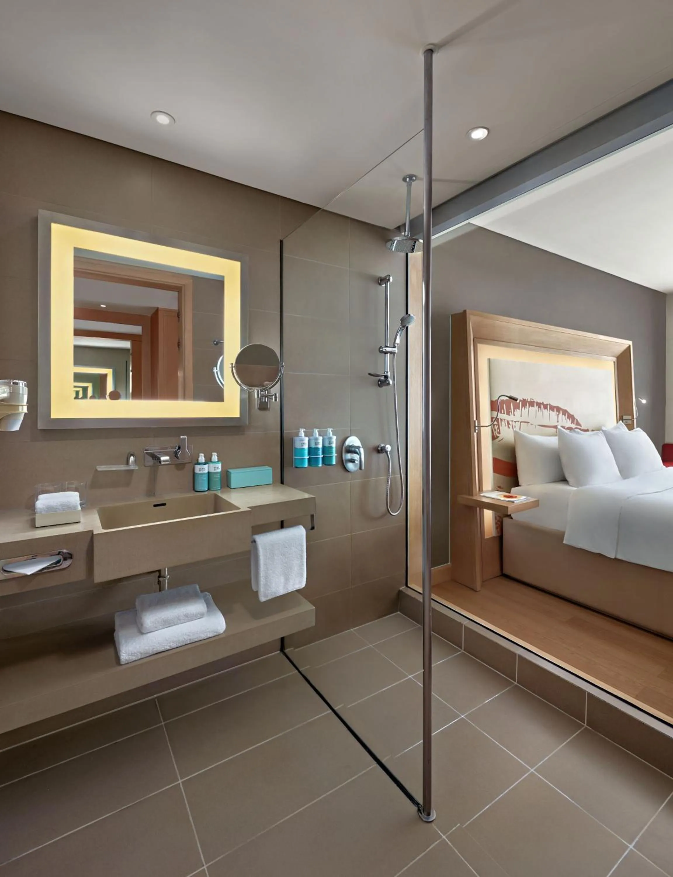 Bathroom, Bed in Novotel Danang Premier Han River
