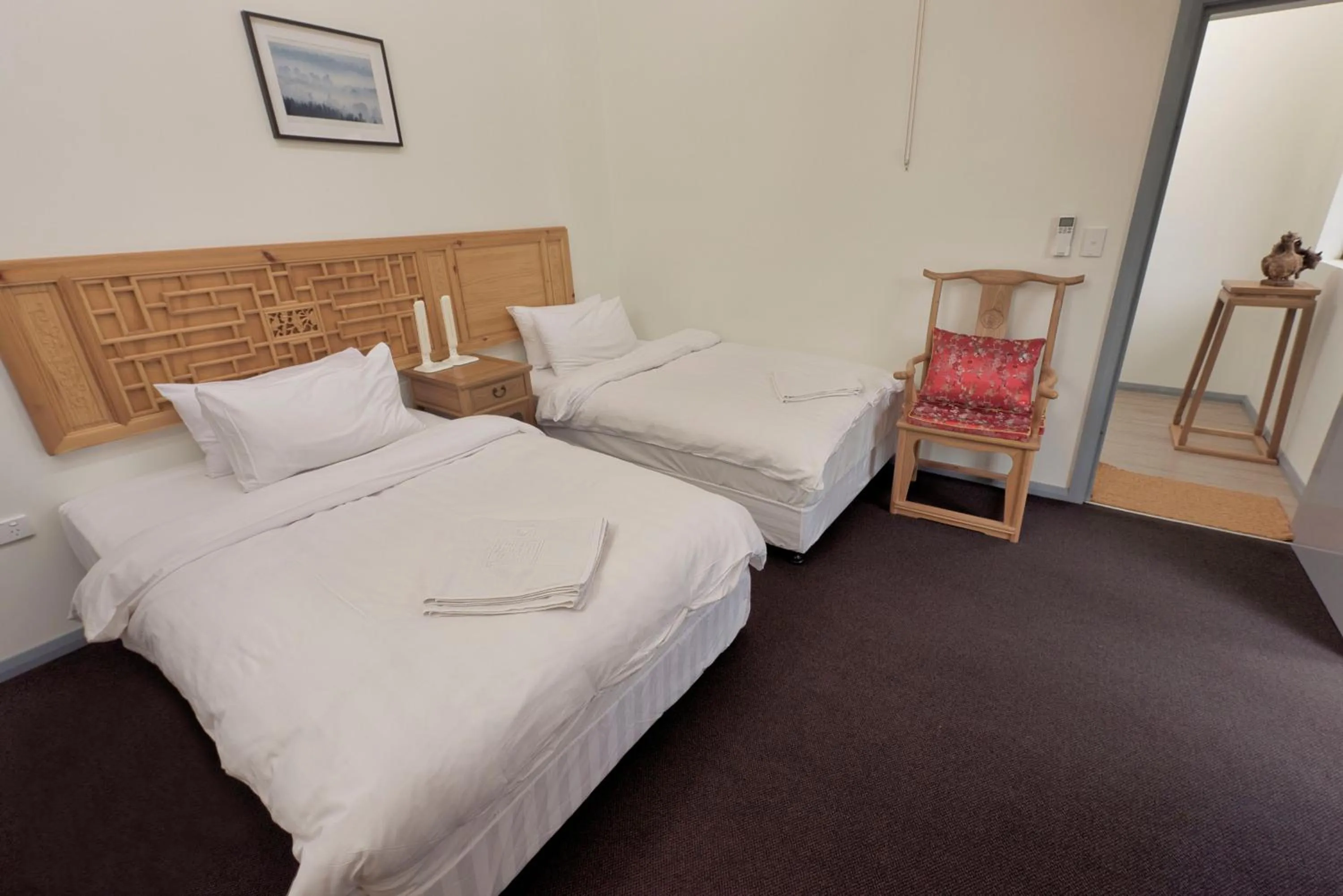 Bed in Sinofield Edu-Retreat