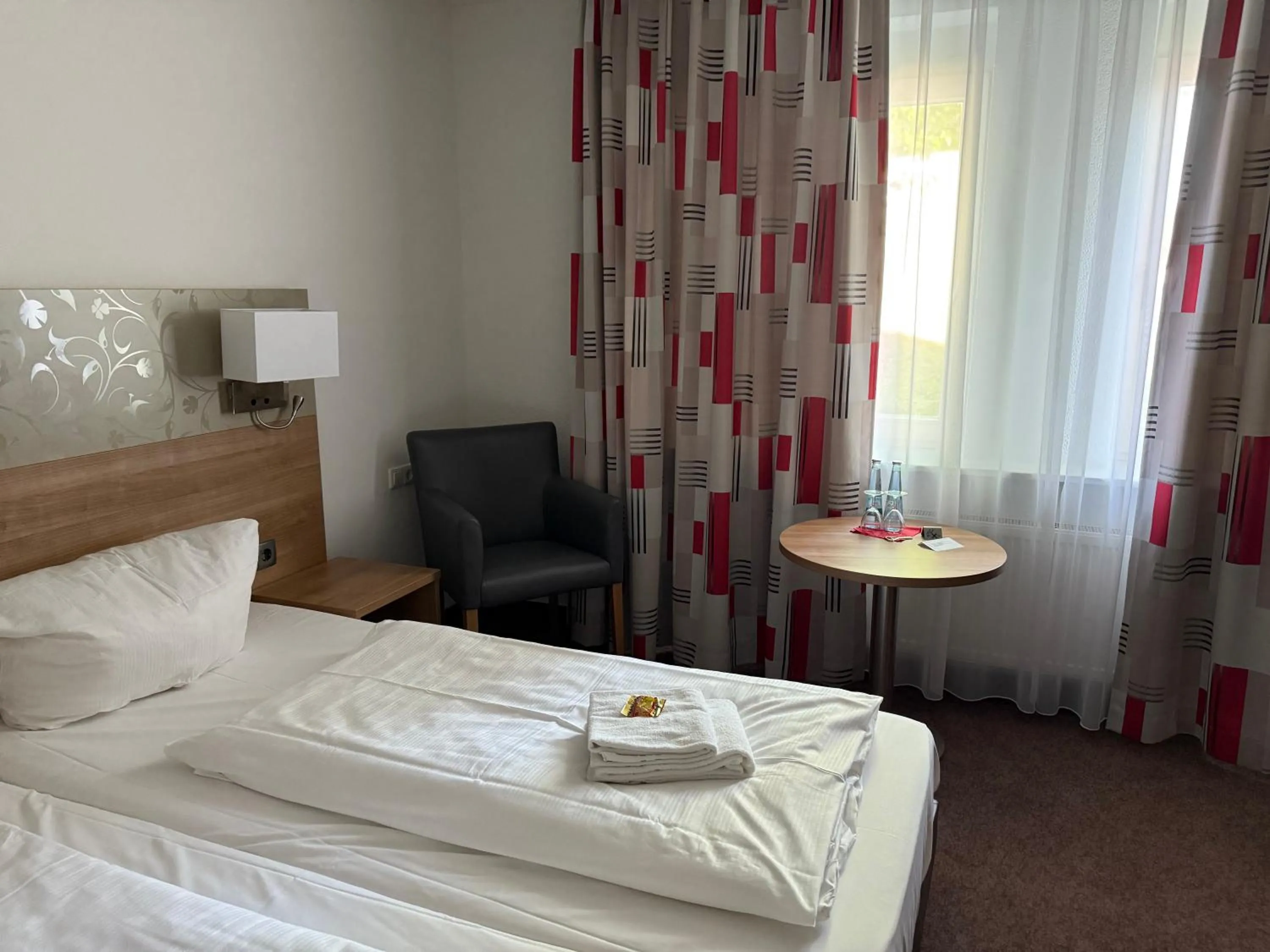 Bed in Hotel Schweizerblick