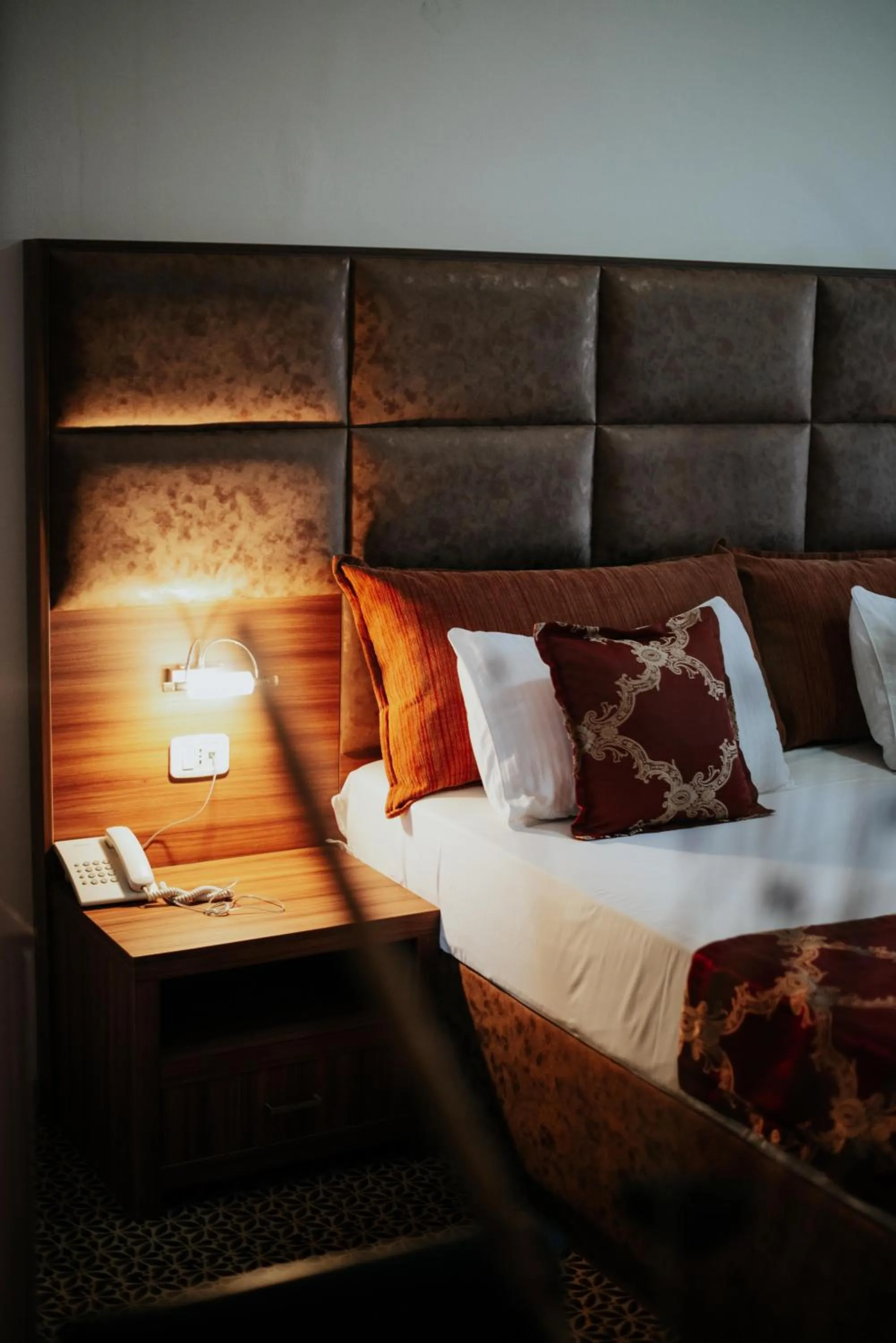 Bed in Hotel Lion