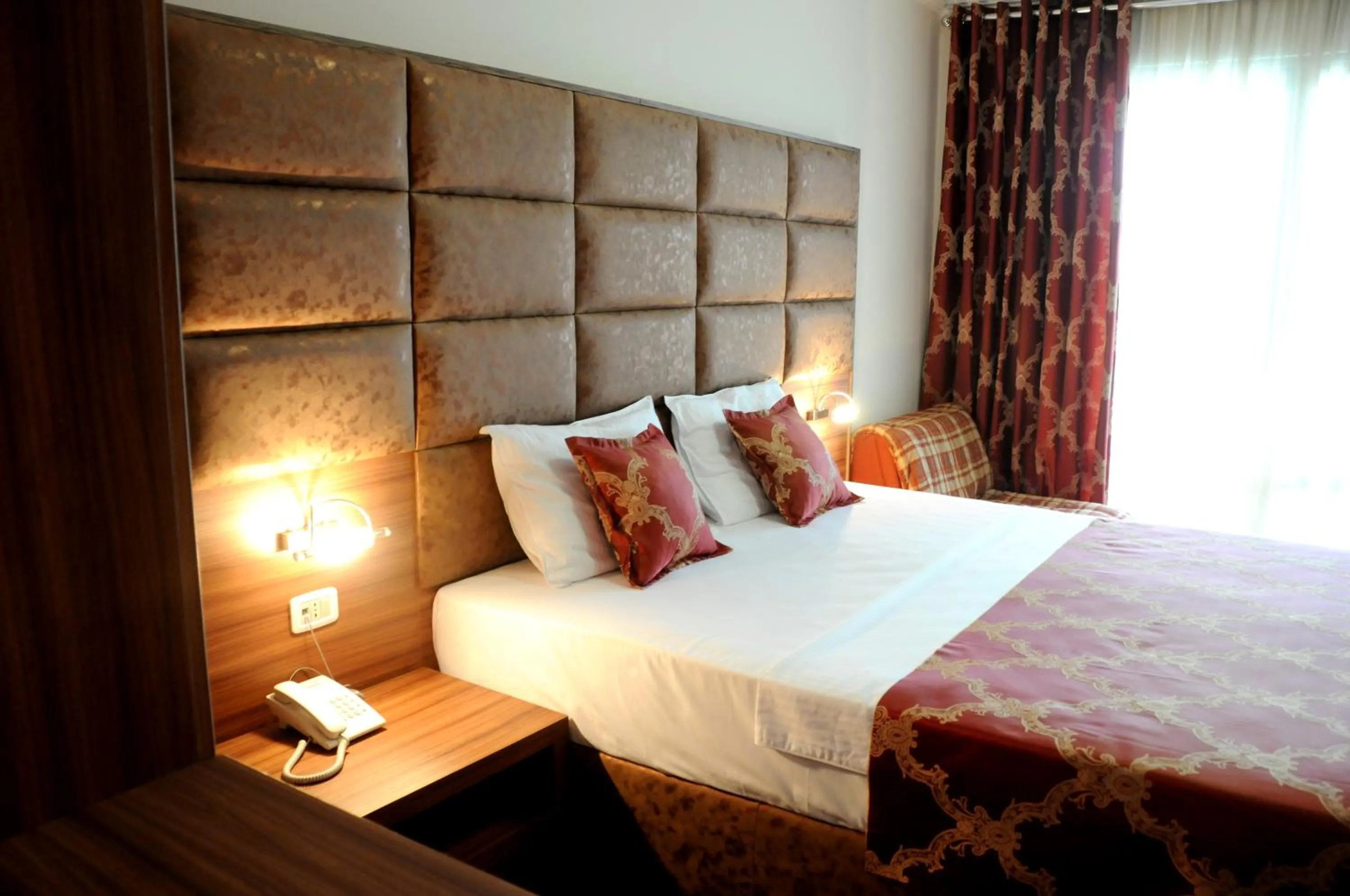 Bed in Hotel Lion