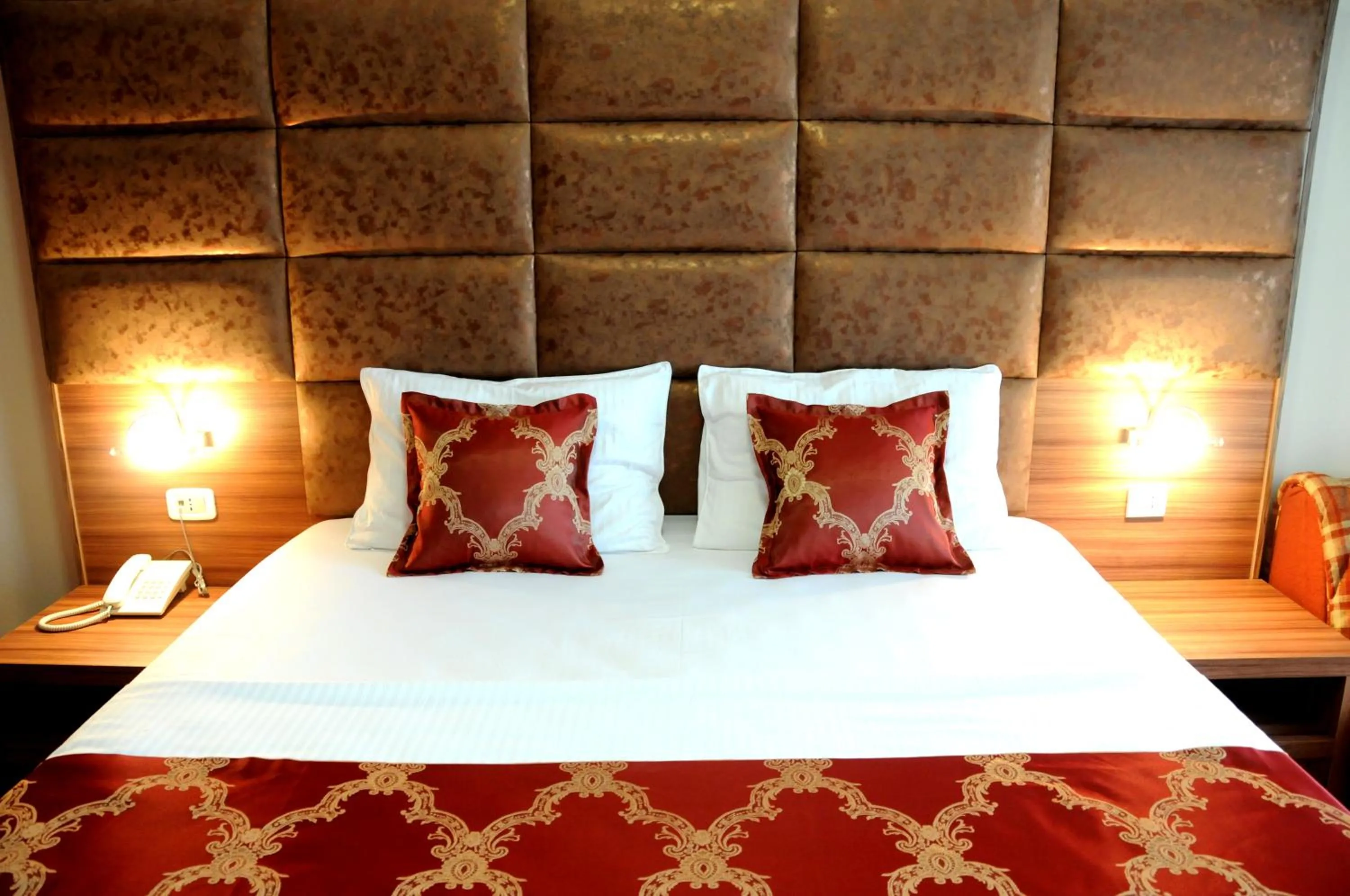 Bed in Hotel Lion