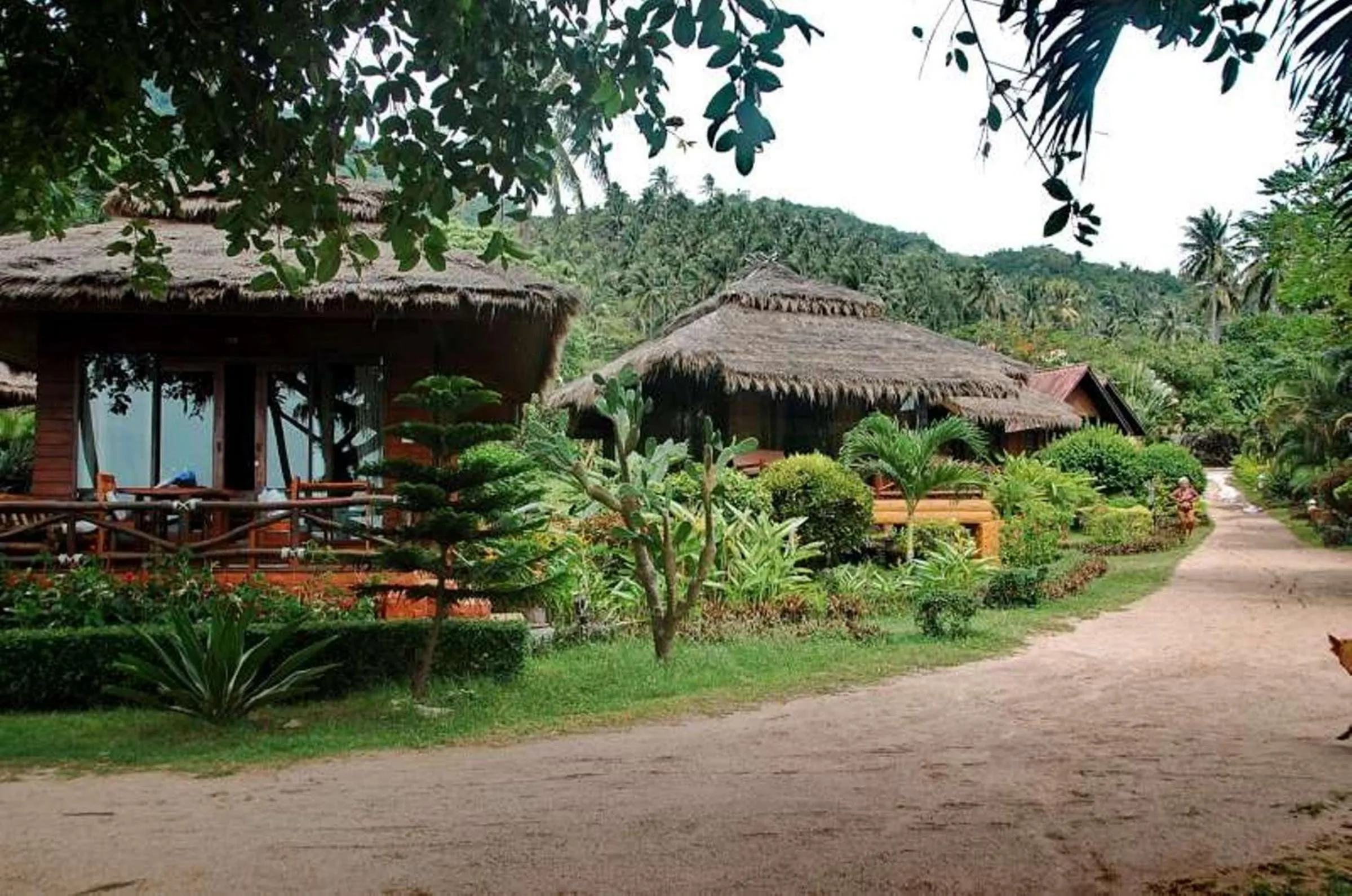Facade/entrance in Palm Leaf Resort Koh Tao