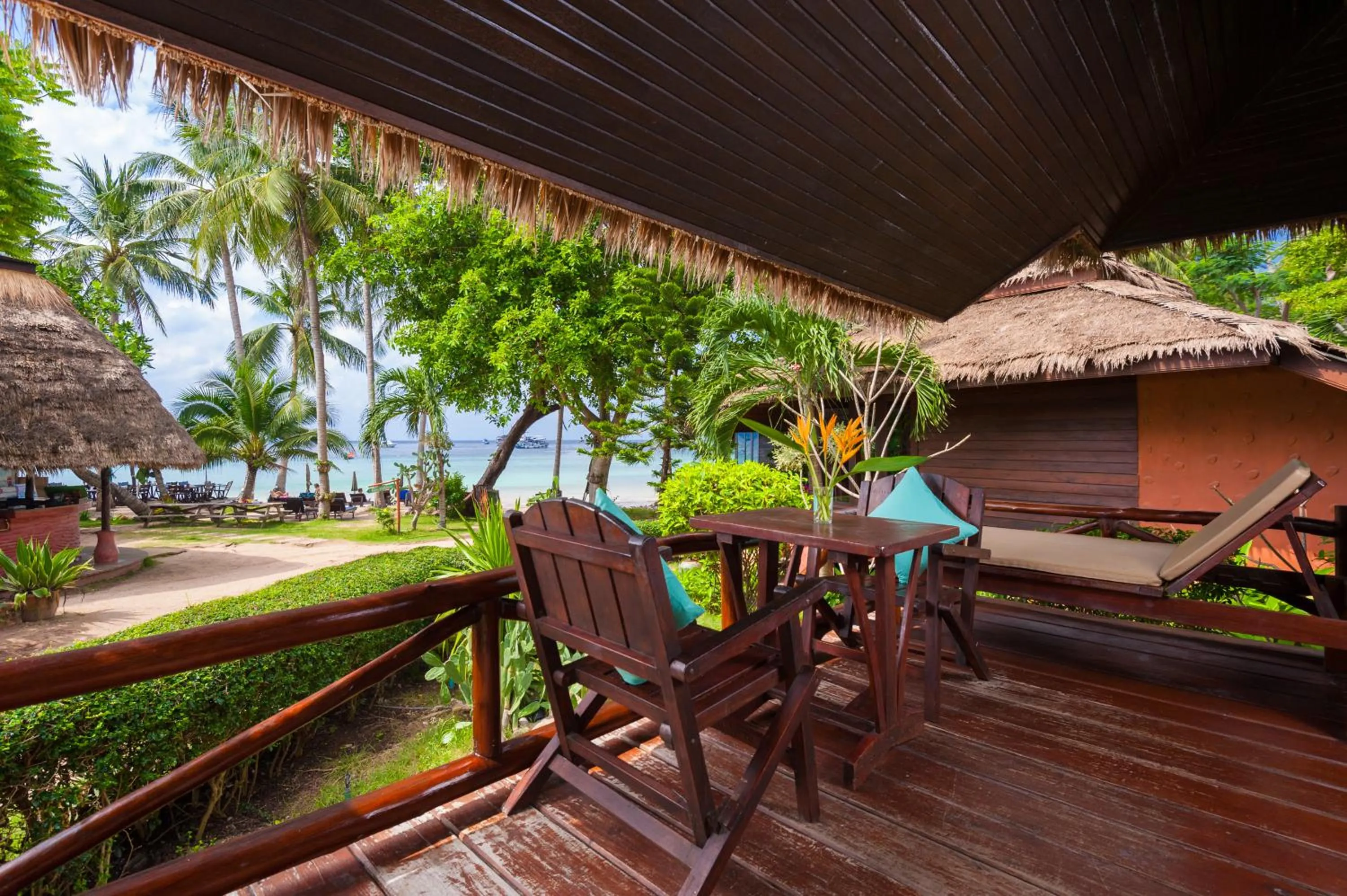 Balcony/Terrace in Palm Leaf Resort Koh Tao