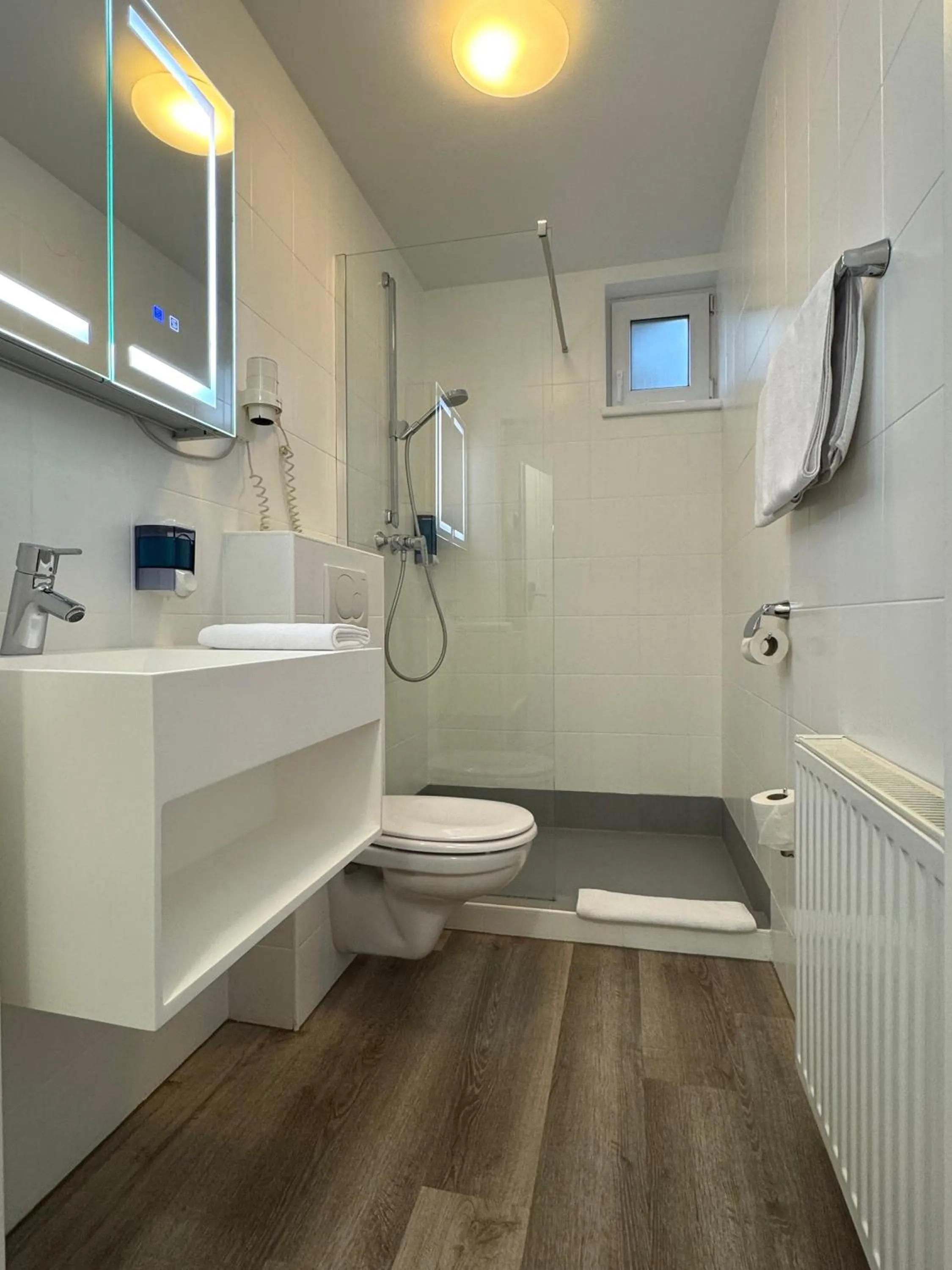 Shower in Hotel Altmann