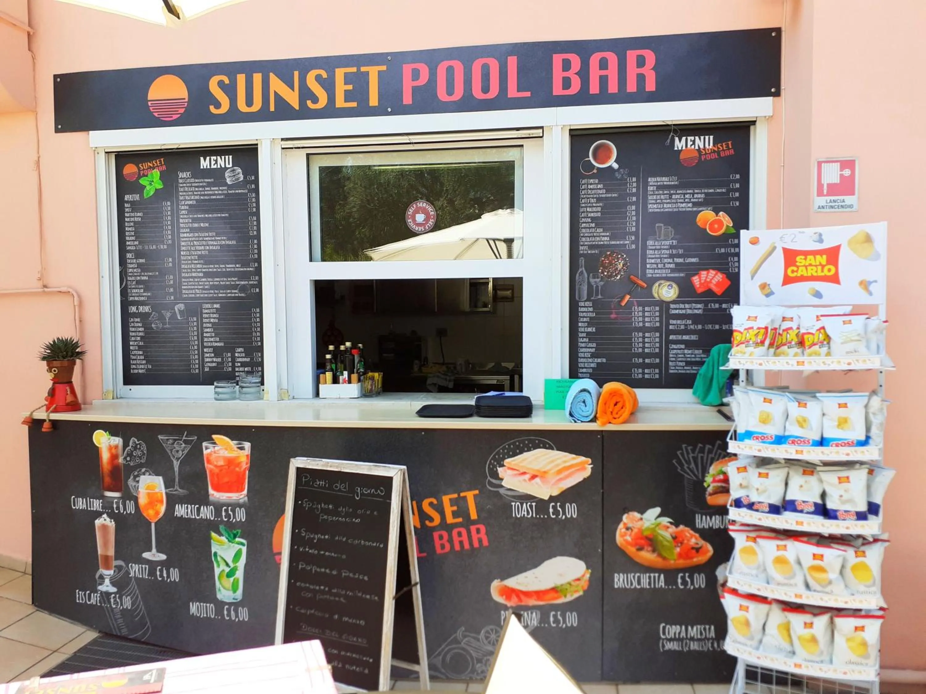 Food close-up in Hotel Antonella