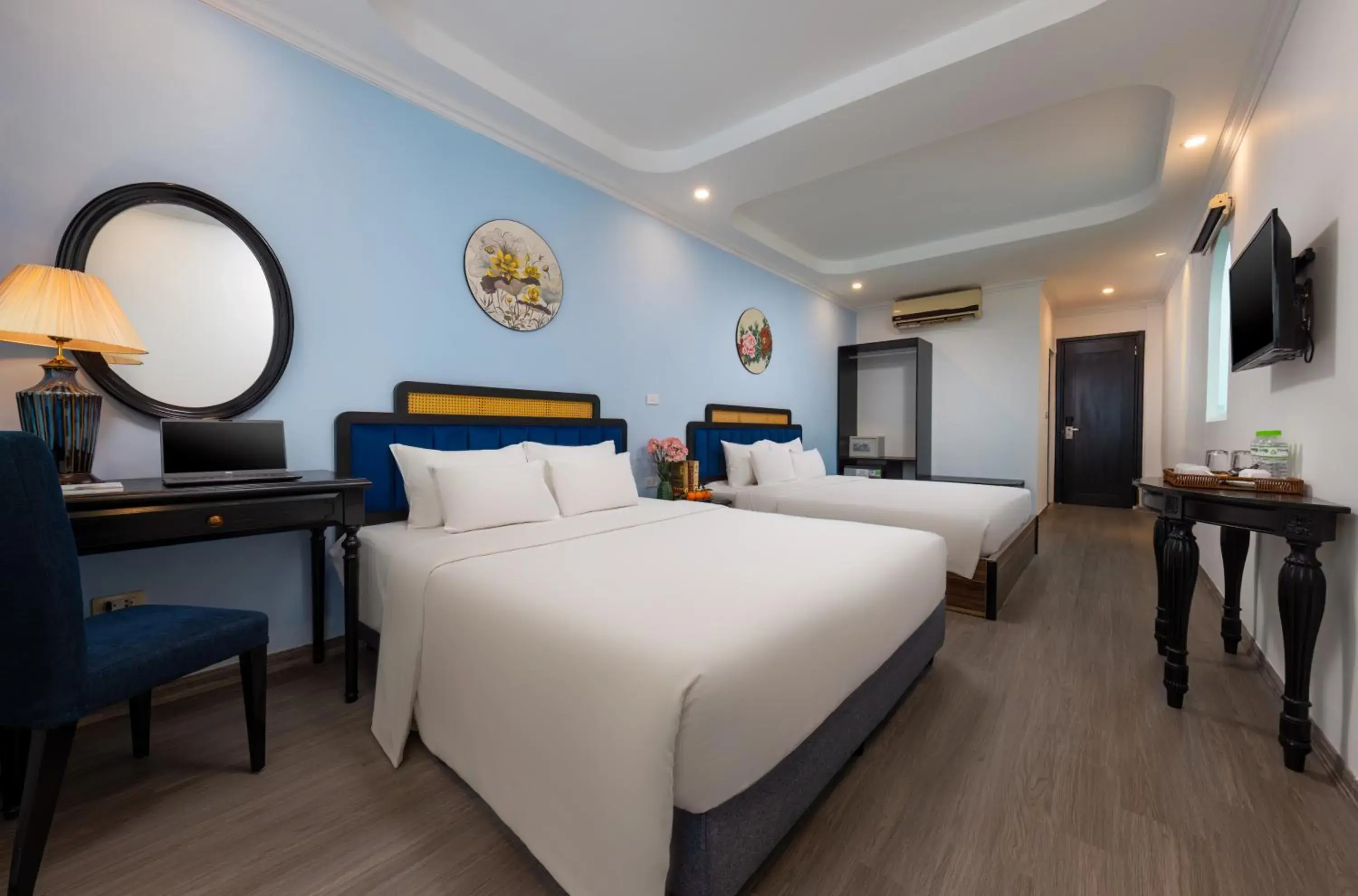 Communal lounge/ TV room, Bed in Mai Charming Hotel and Spa Communal lounge/ TV room, Bed in Mai Charming Hotel and Spa