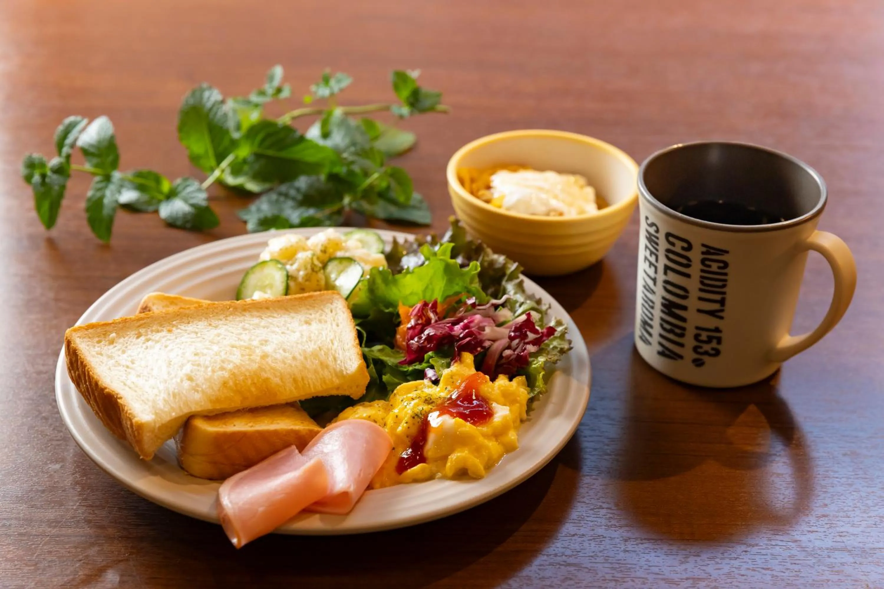 Breakfast in IMANO OSAKA SHINSAIBASHI HOSTEL