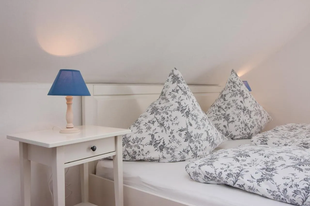 Decorative detail, Bed in Landhaus Lillesand