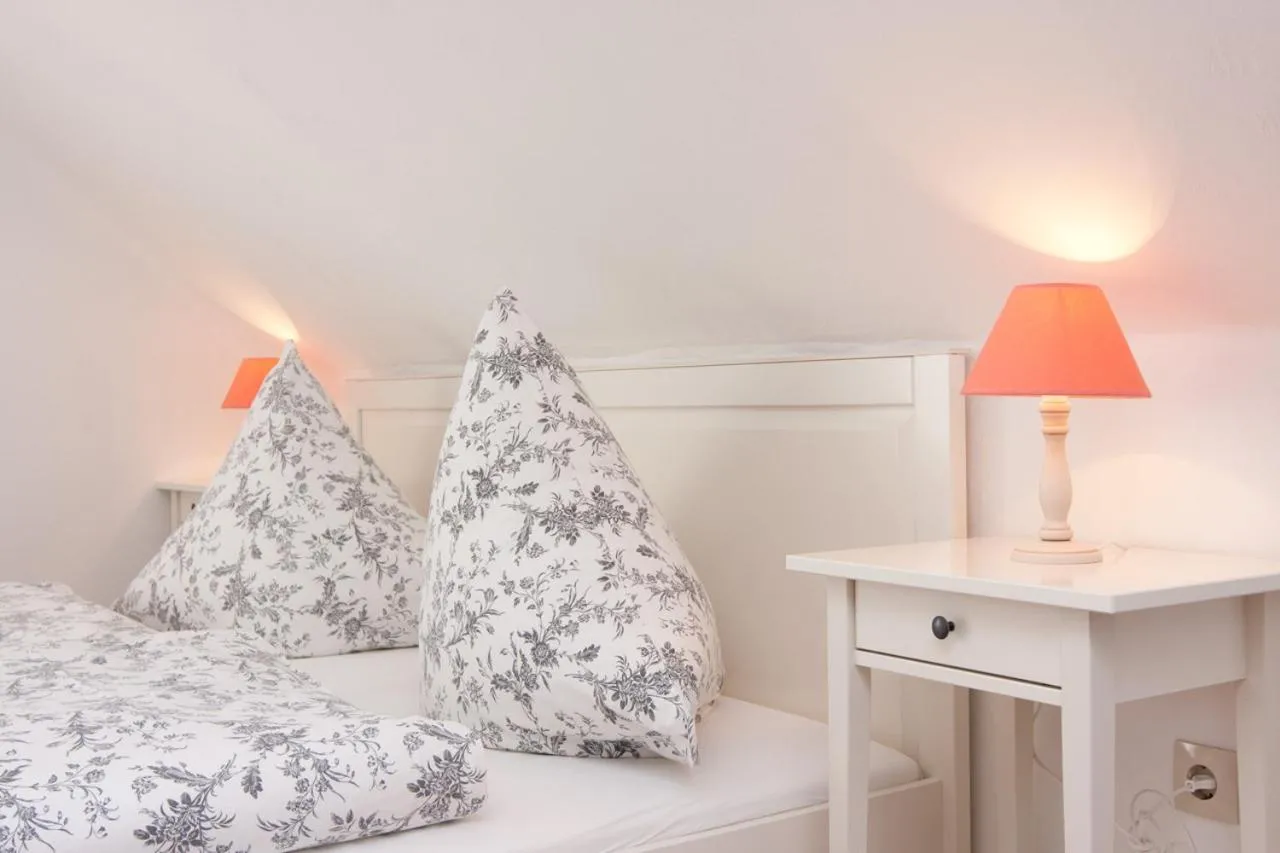 Decorative detail, Bed in Landhaus Lillesand