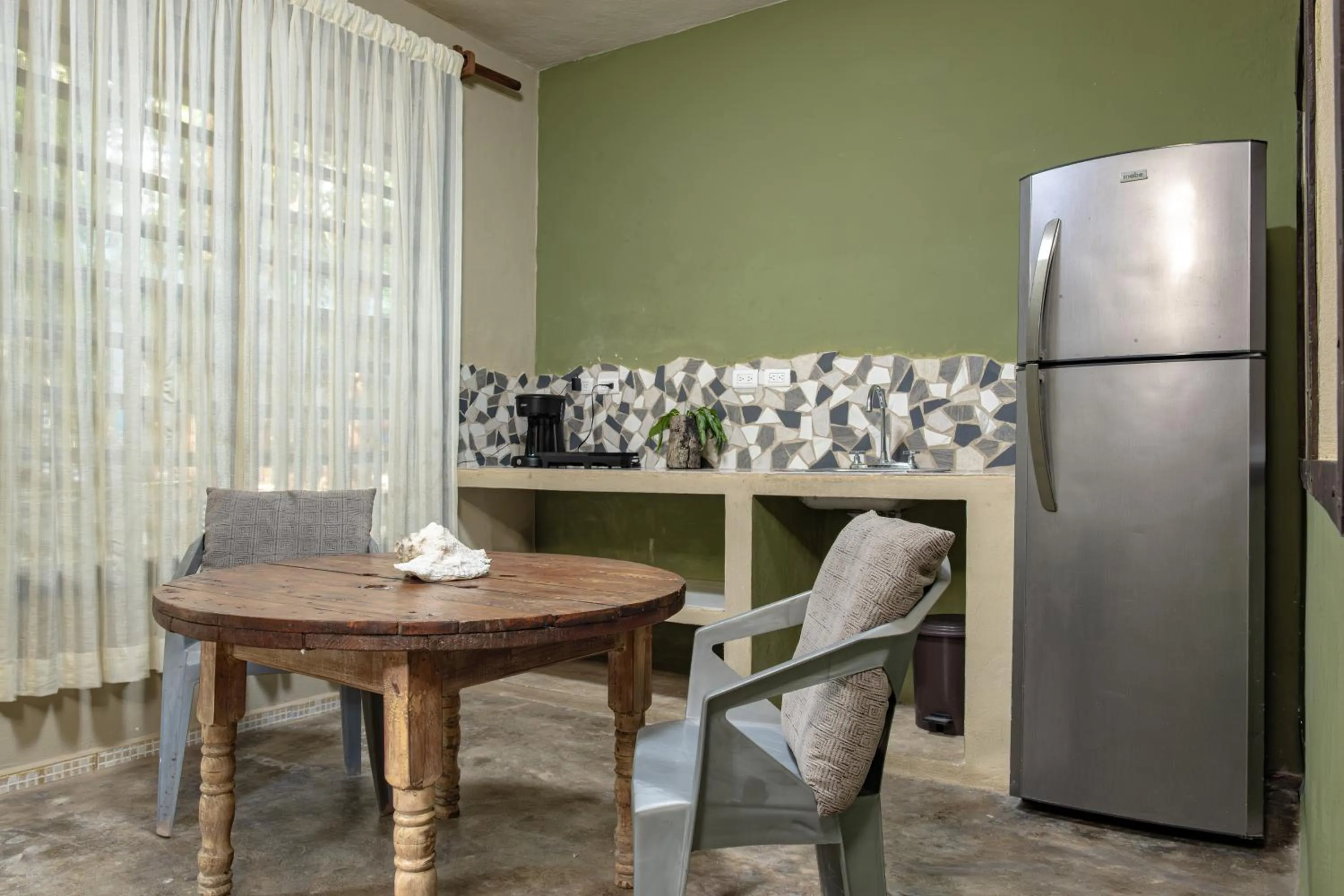 Kitchen or kitchenette in Hokhmah Heart Hotel