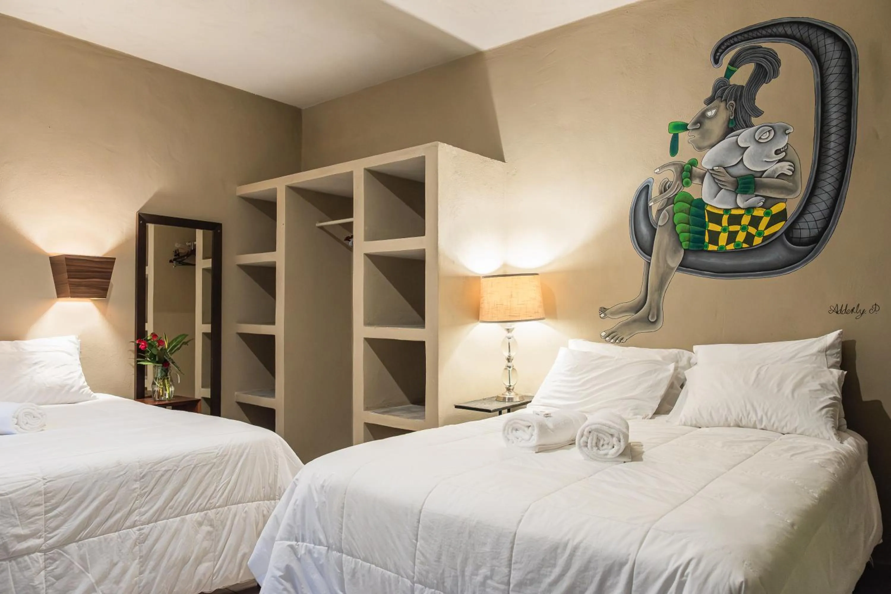 Living room, Bed in Hokhmah Heart Hotel