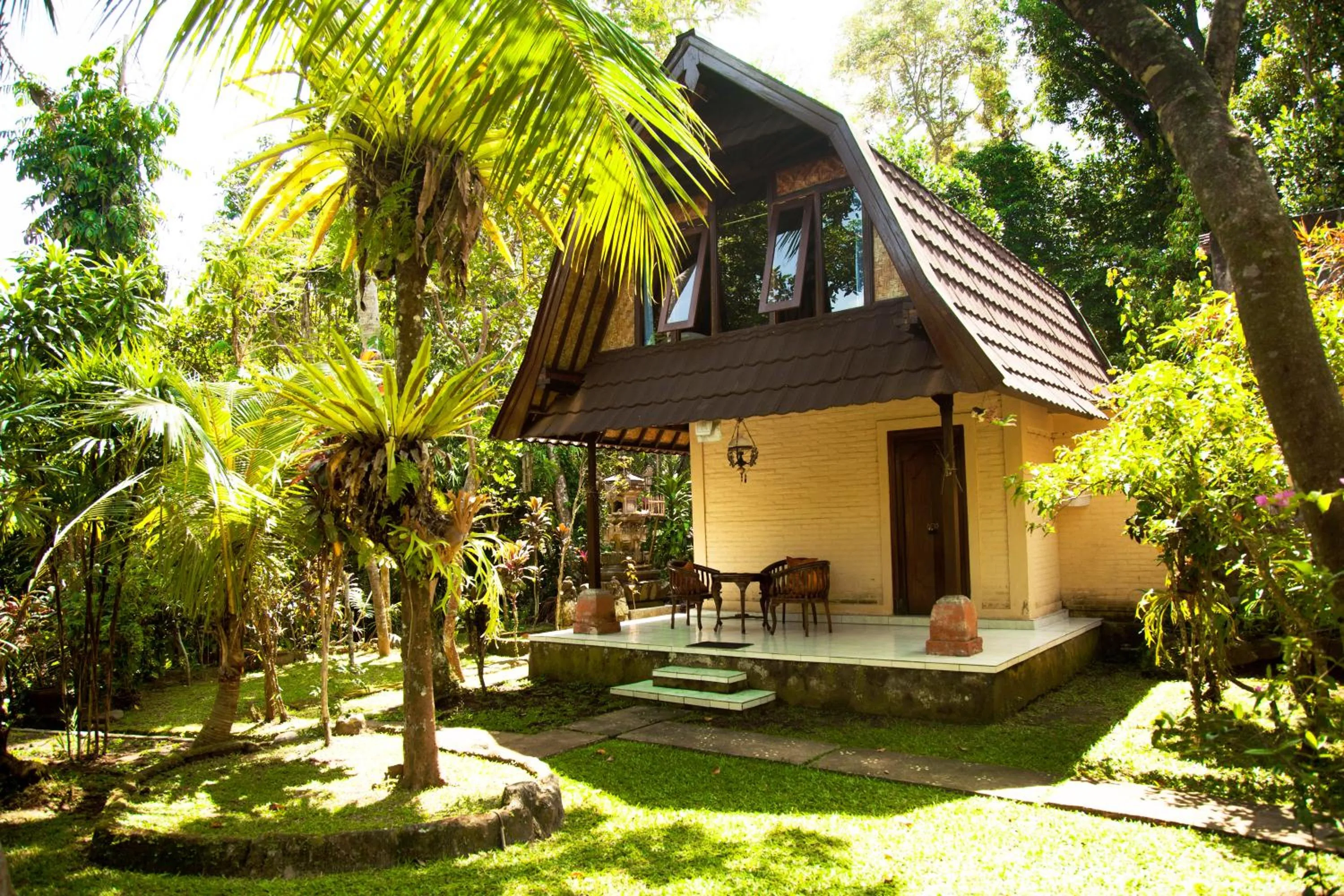 Garden view in Pondok Bambu Homestay