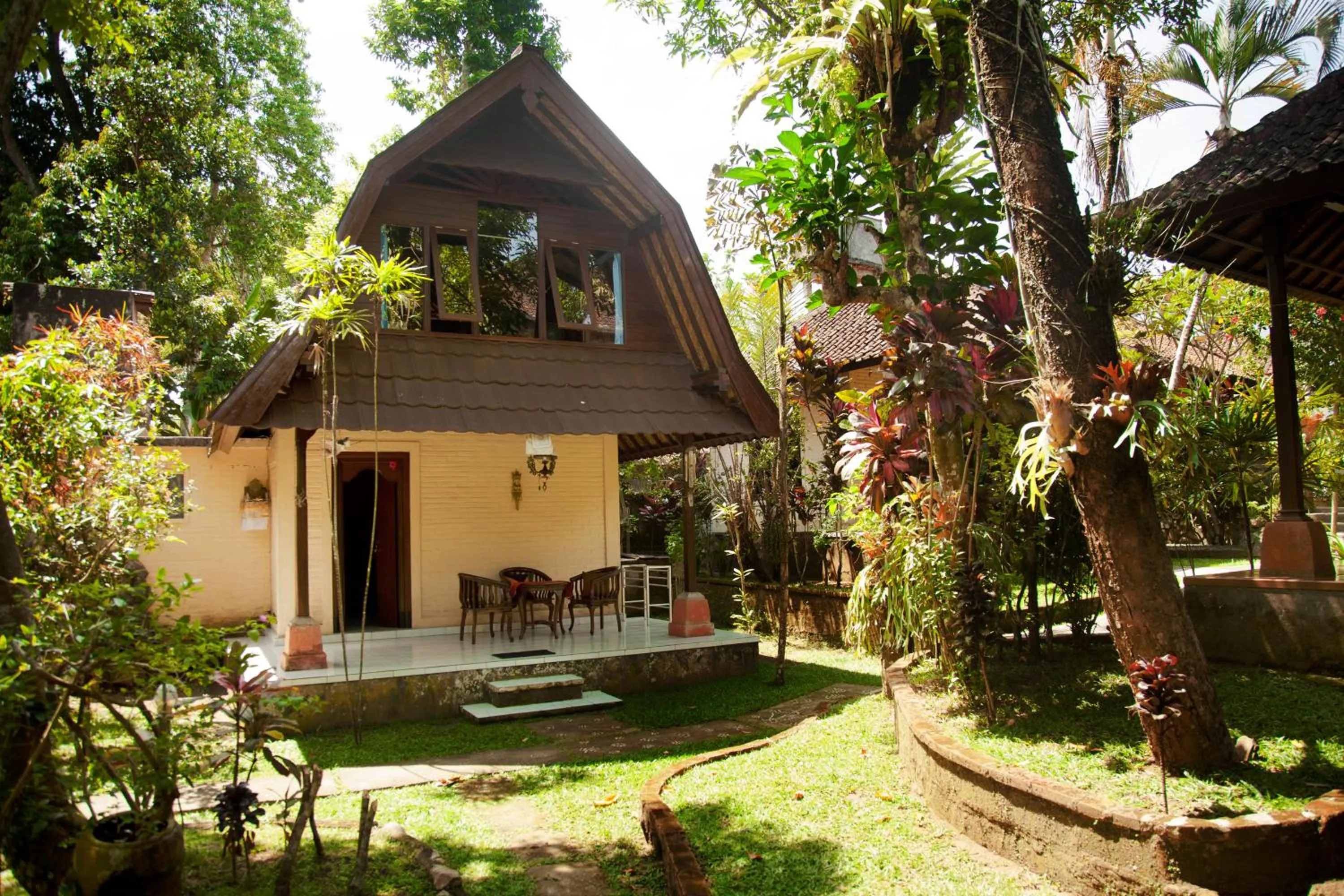 Garden view in Pondok Bambu Homestay