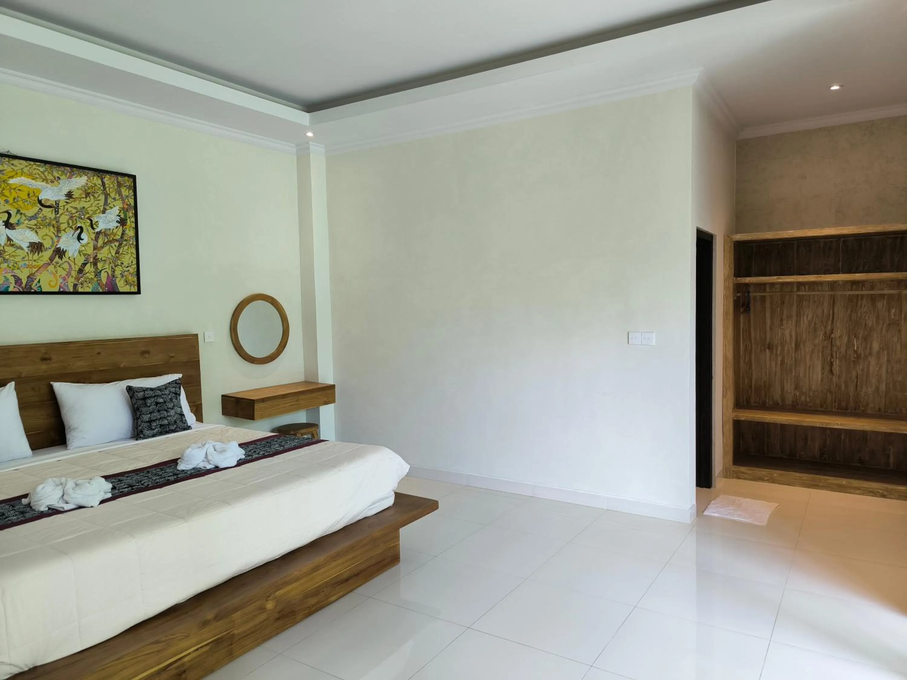 Bed in Pondok Bambu Homestay