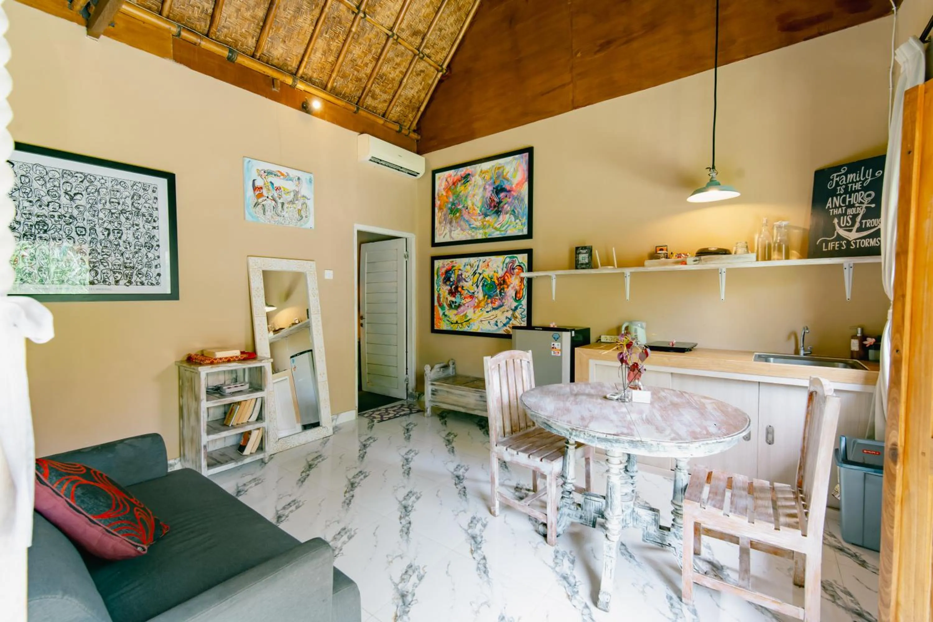 Seating area in The Onion Collective