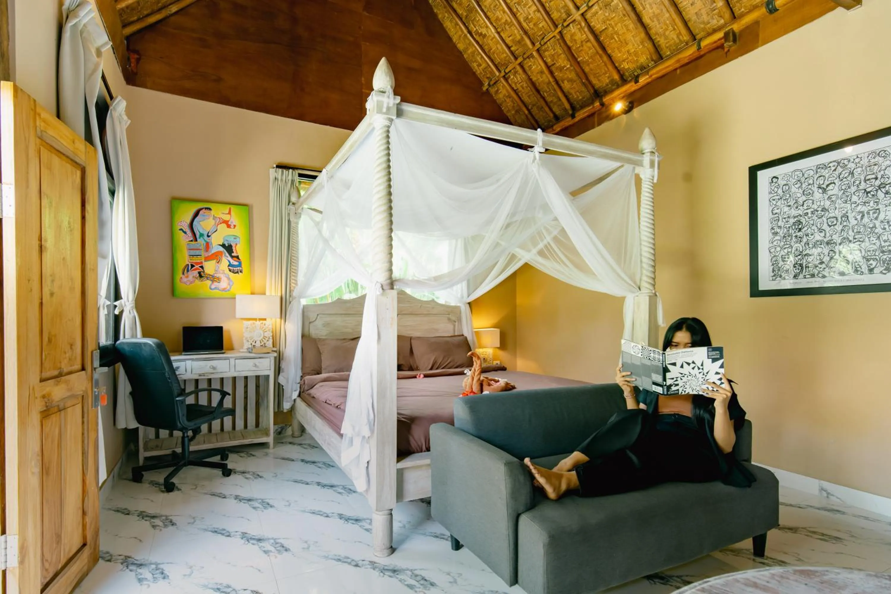 Seating area in The Onion Collective