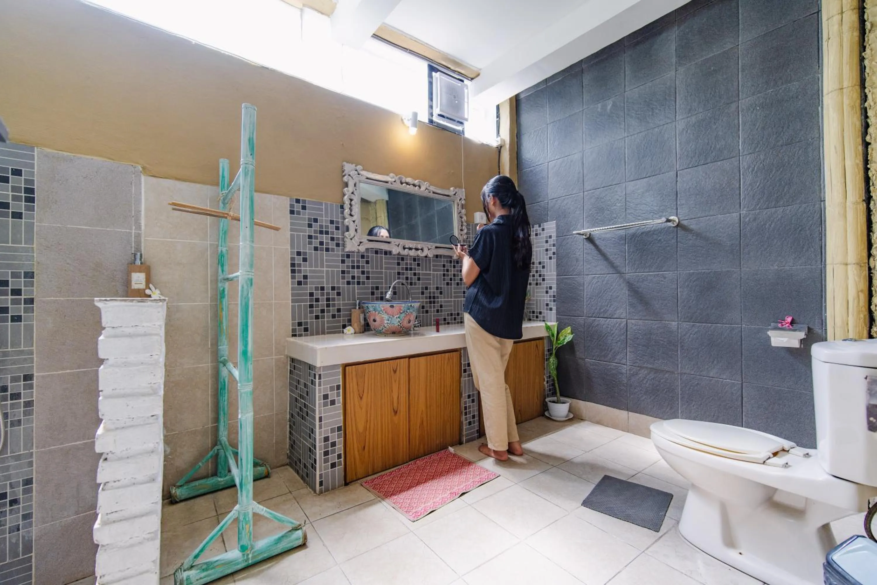 Shower in The Onion Collective