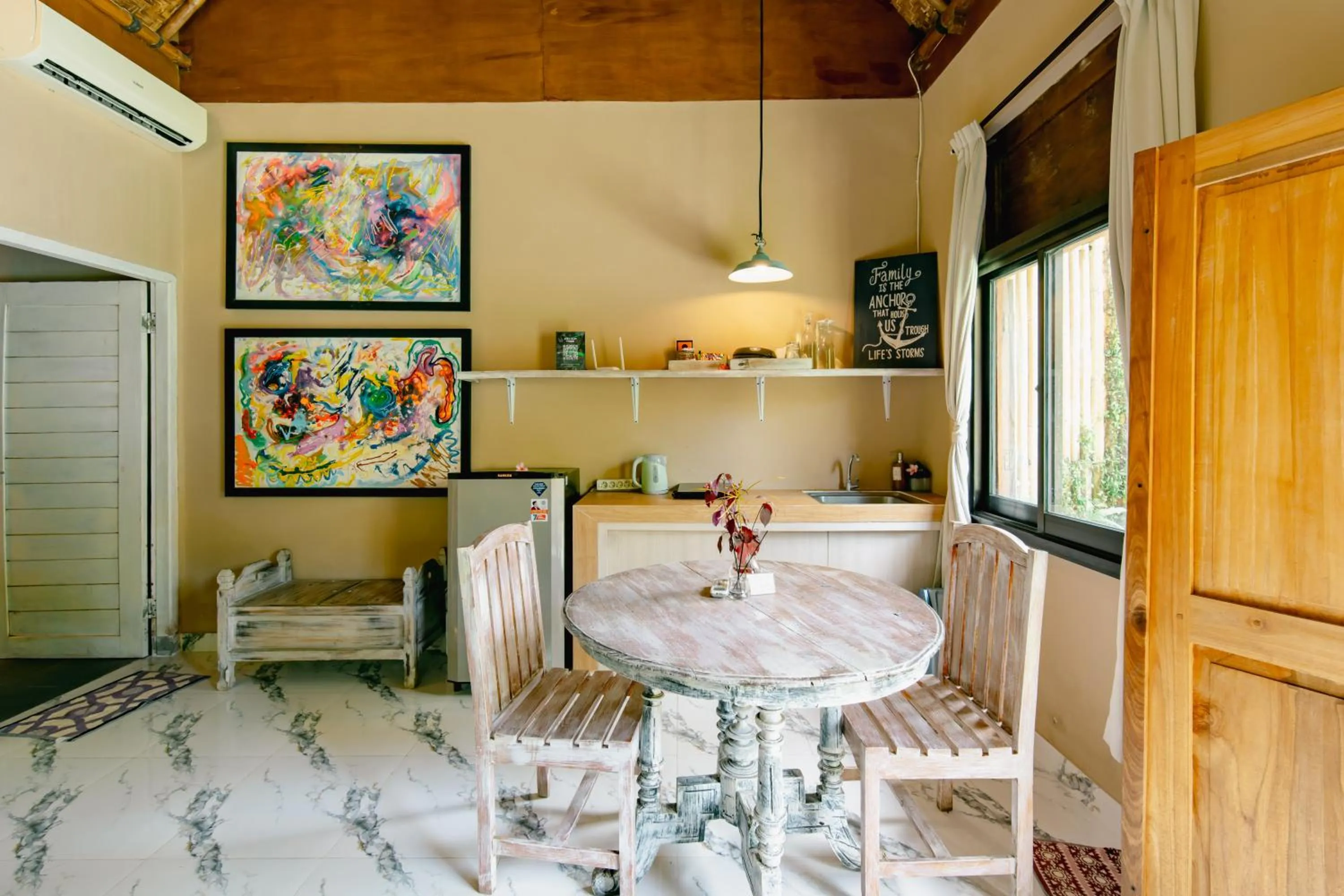 Dining area in The Onion Collective