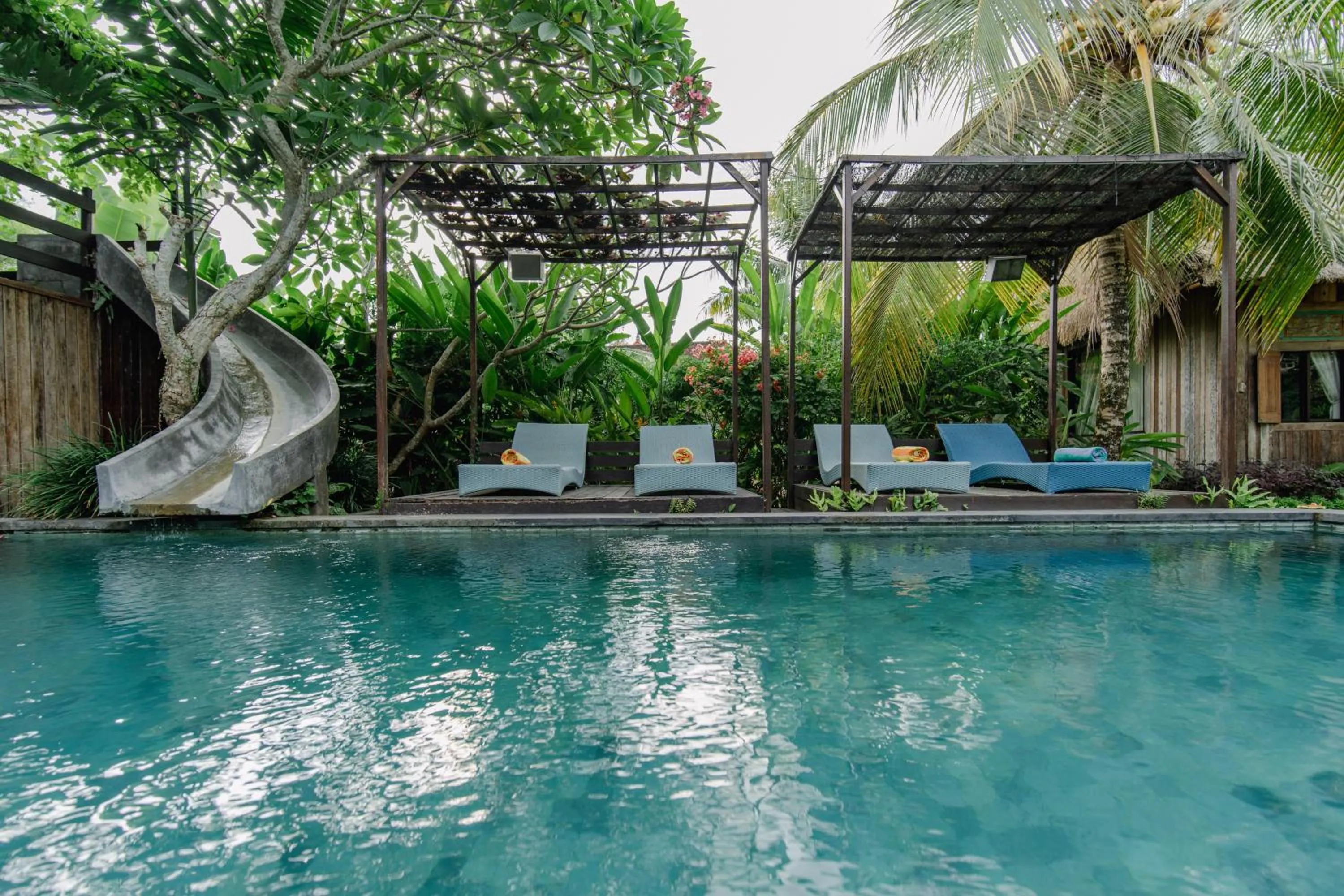 Swimming pool in The Onion Collective