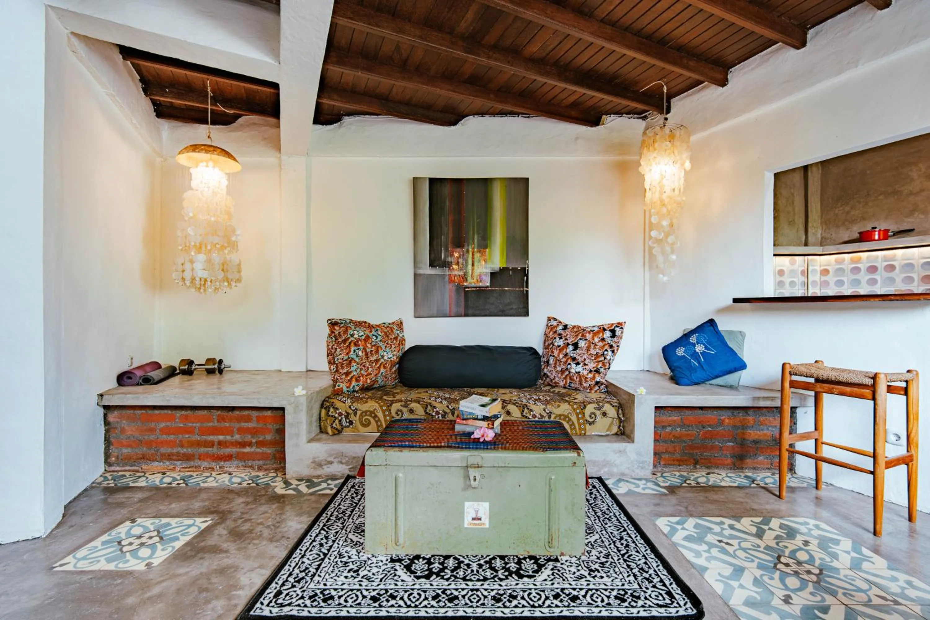 Living room in The Onion Collective