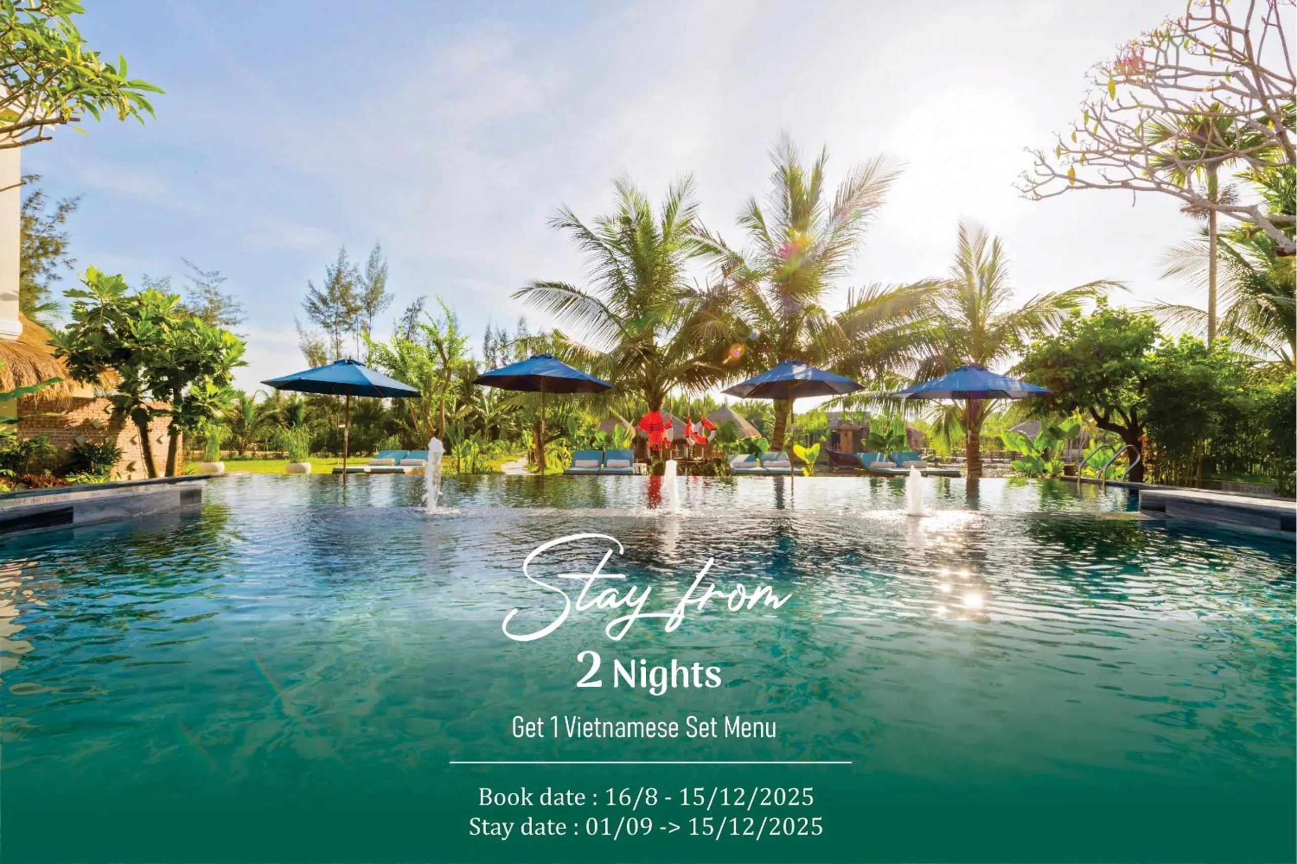 Swimming pool in Zest Resort & Spa Hoi An