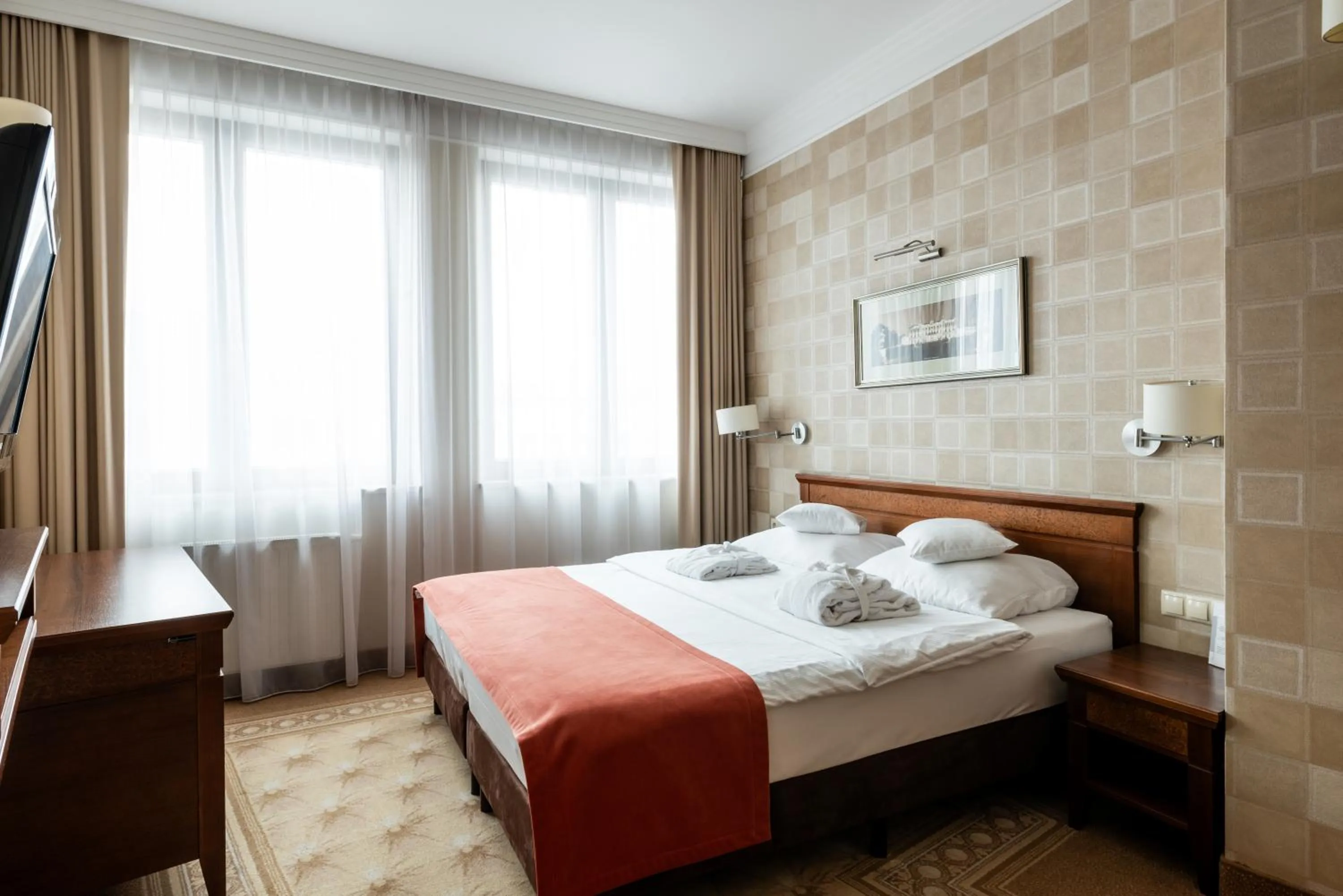 Bed in Hotel Esperanto