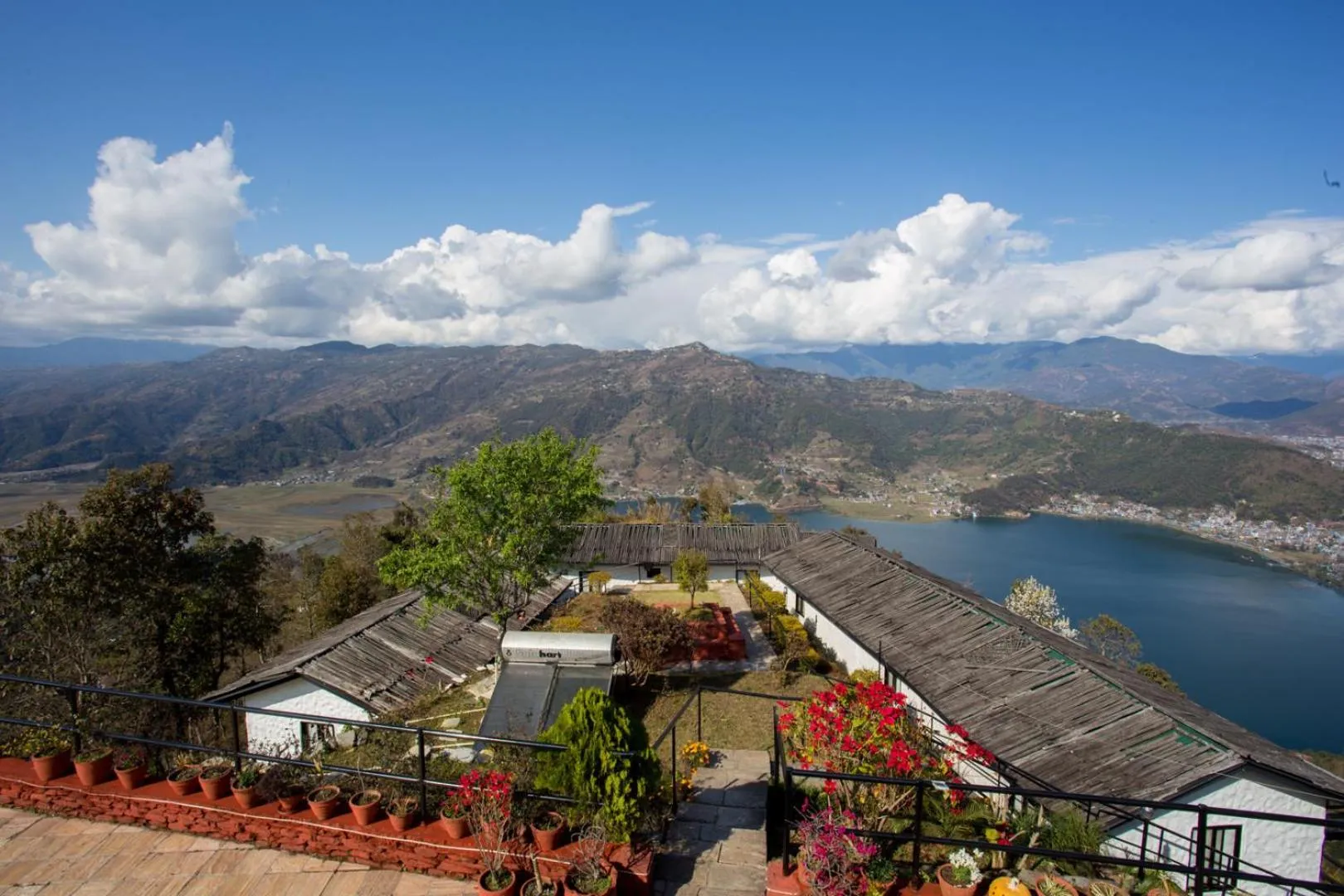 Bird's eye view in Raniban Retreat